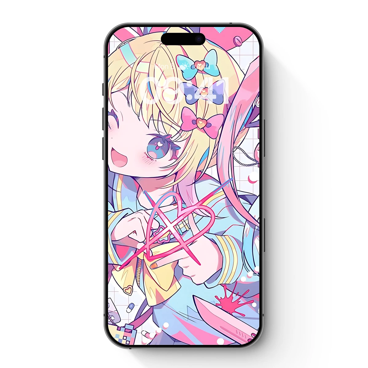 Chibi Warrior with Futuristic Sword: Anime Pop Art Fusion