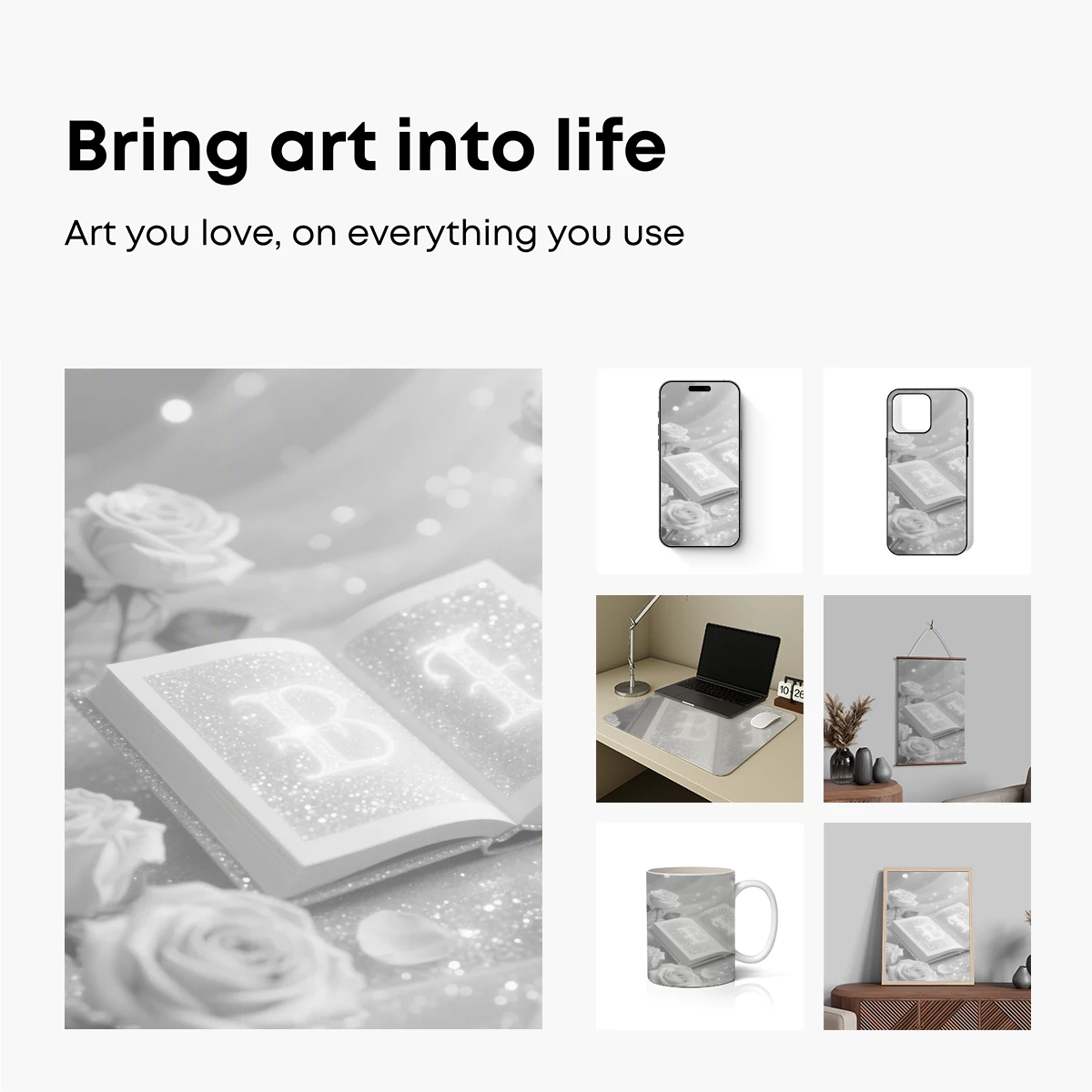 Ethereal Roses and Glittering Book - Image 2