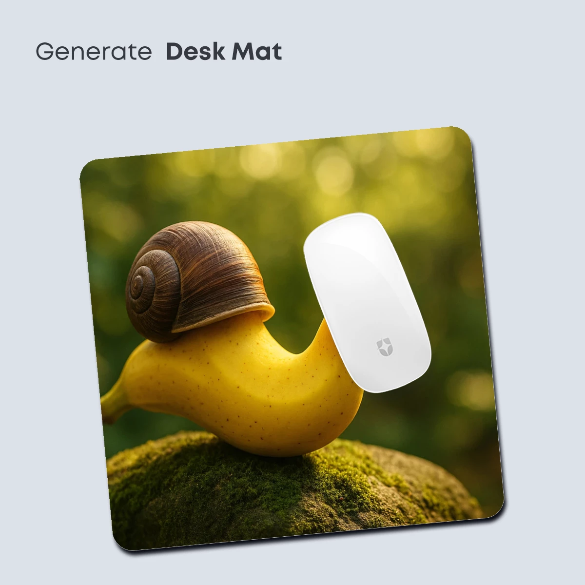 Golden Snail on Mossy Rock: Nature's Whimsical Wonder - Image 4