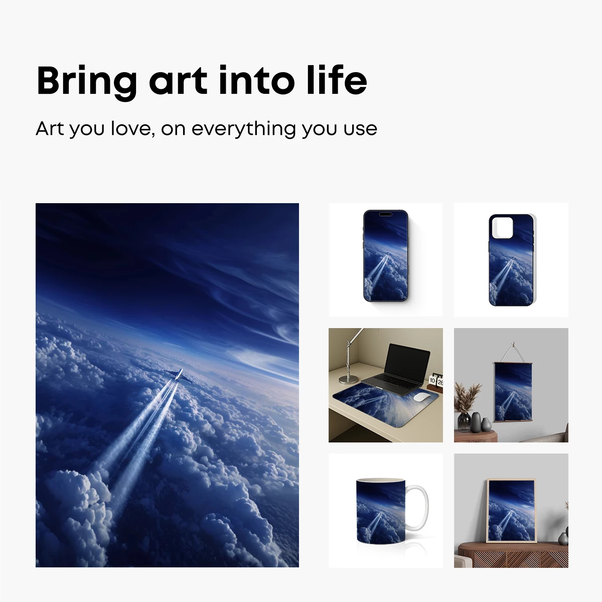 Above the Clouds: Celestial Flight Path - Image 2