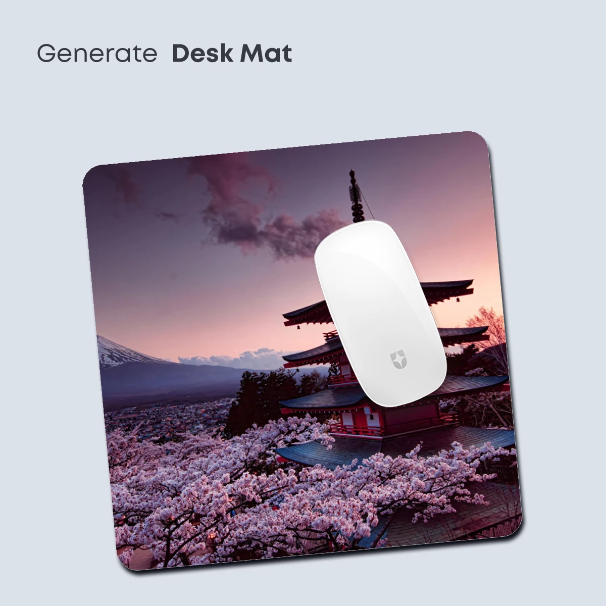 Cherry Blossoms at Dawn: A Pagoda's Serene Elegance - Image 4