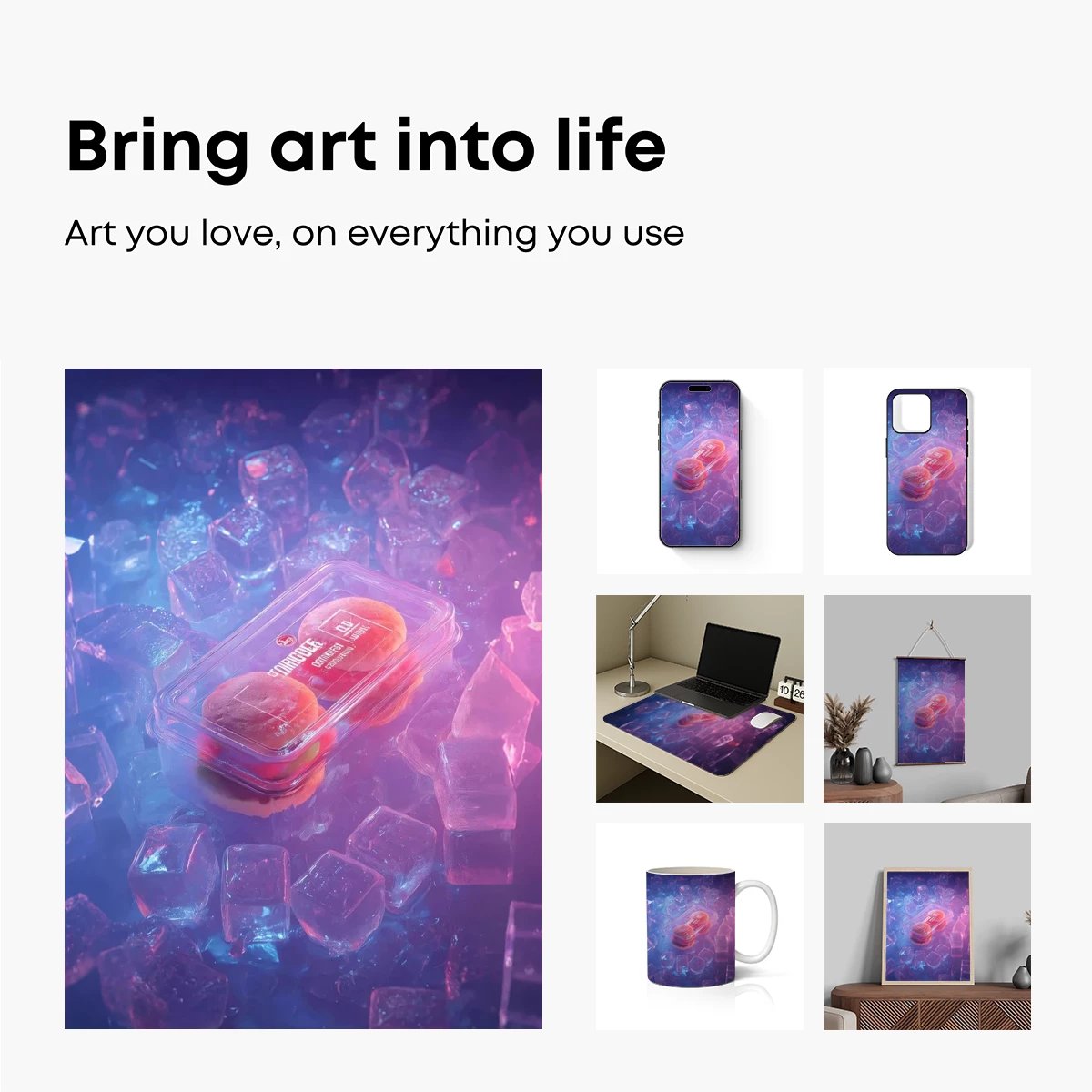 Futuristic Earbuds Entombed in Crystal Ice - Image 2