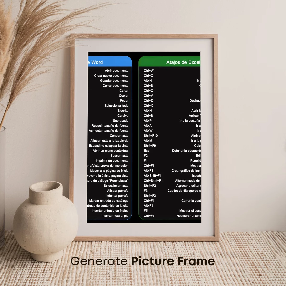 Digital Shortcut Symphony: A Colorful Keyboard Command Canvas - Image 7