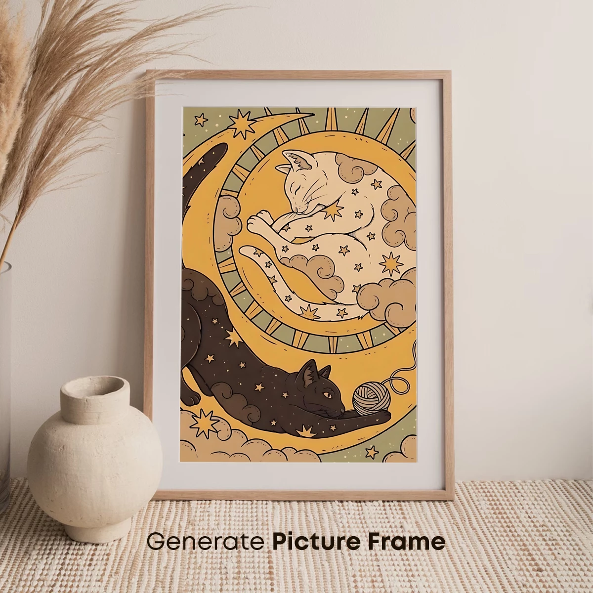 Dreaming Cats in Celestial Harmony - Image 7