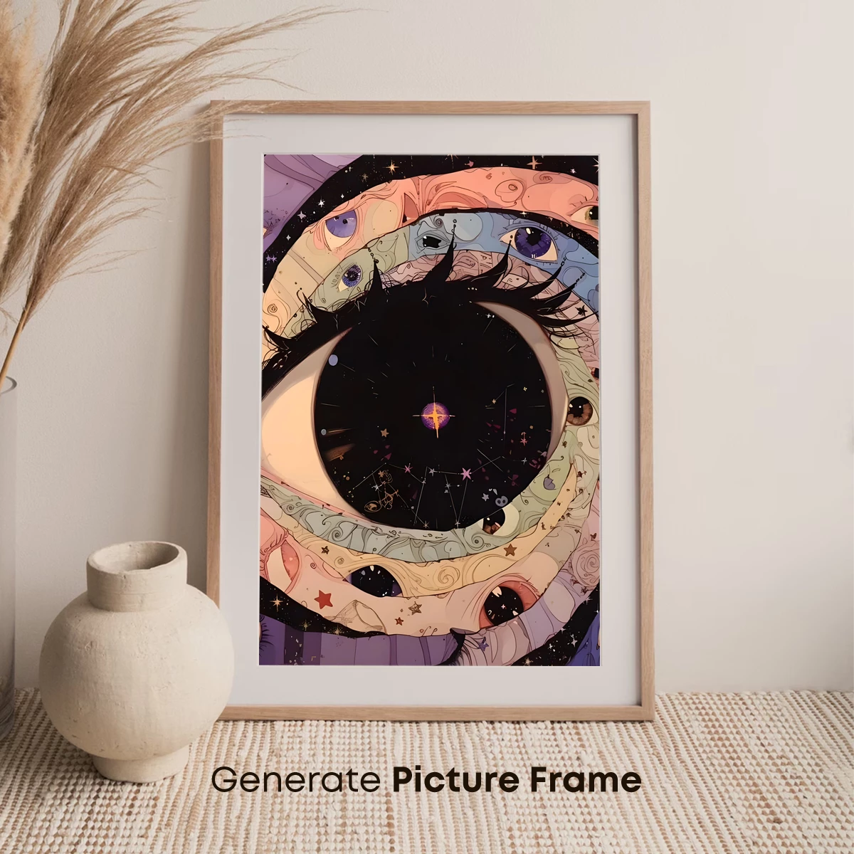 Cosmic Eye: A Surreal Galaxy Gaze - Image 7