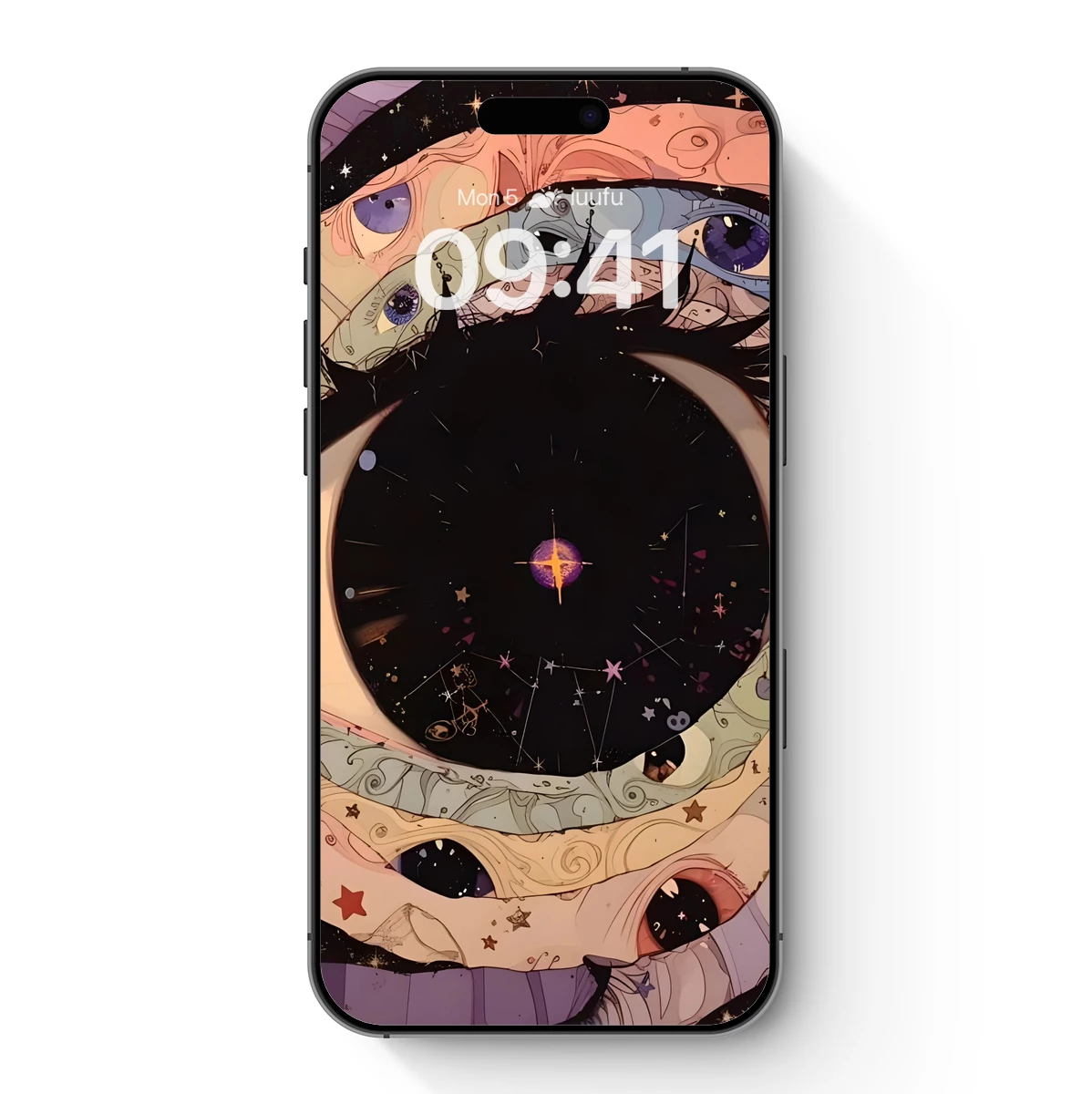 Cosmic Eye: A Surreal Galaxy Gaze