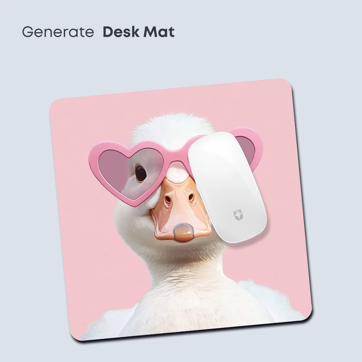 Duck in Heart-Shaped Glasses: Quirky Charm - Image 4