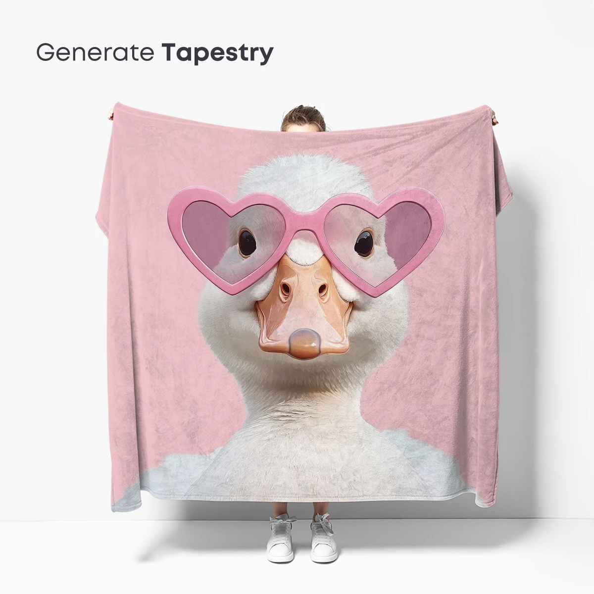 Duck in Heart-Shaped Glasses: Quirky Charm - Image 5