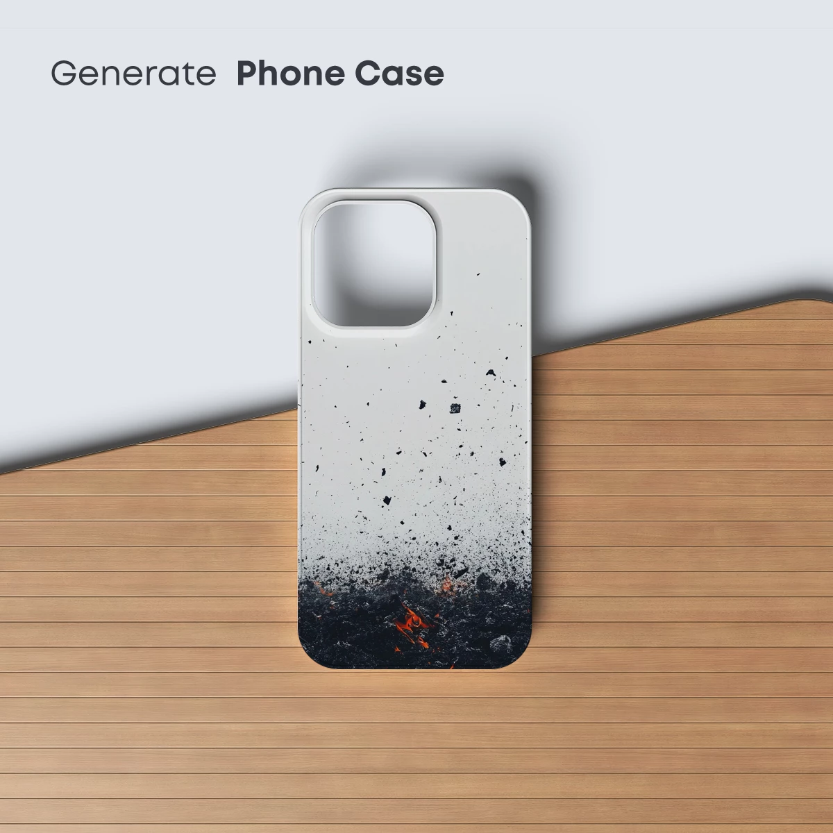 Ash and Ember: A Blaze of Abstract Fury