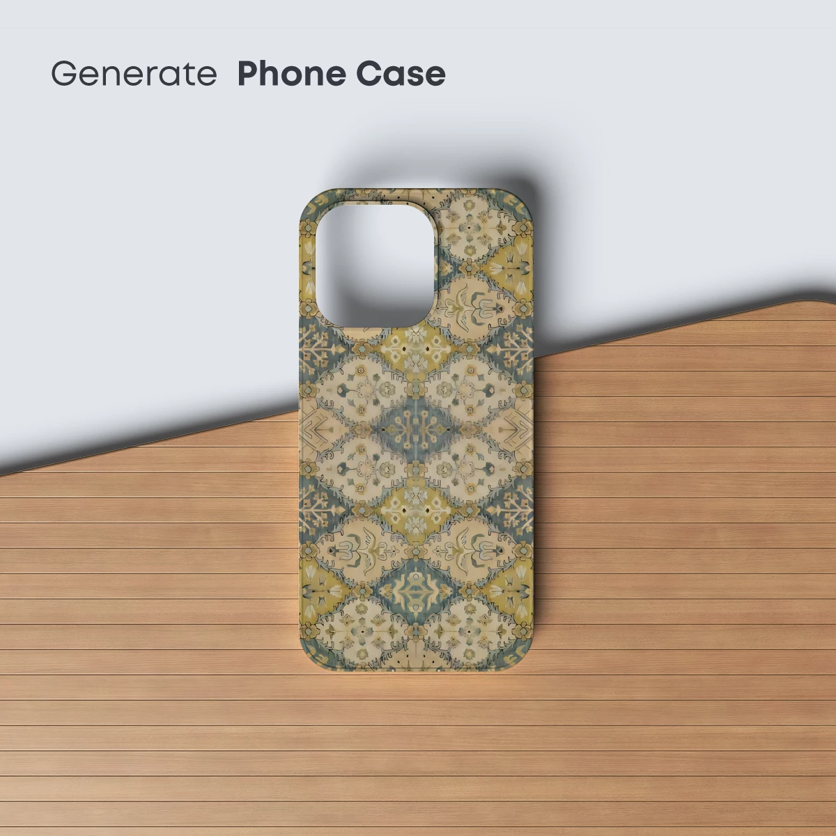 Diamond Lattice Elegance: Vintage Geometric Harmony - Image 3