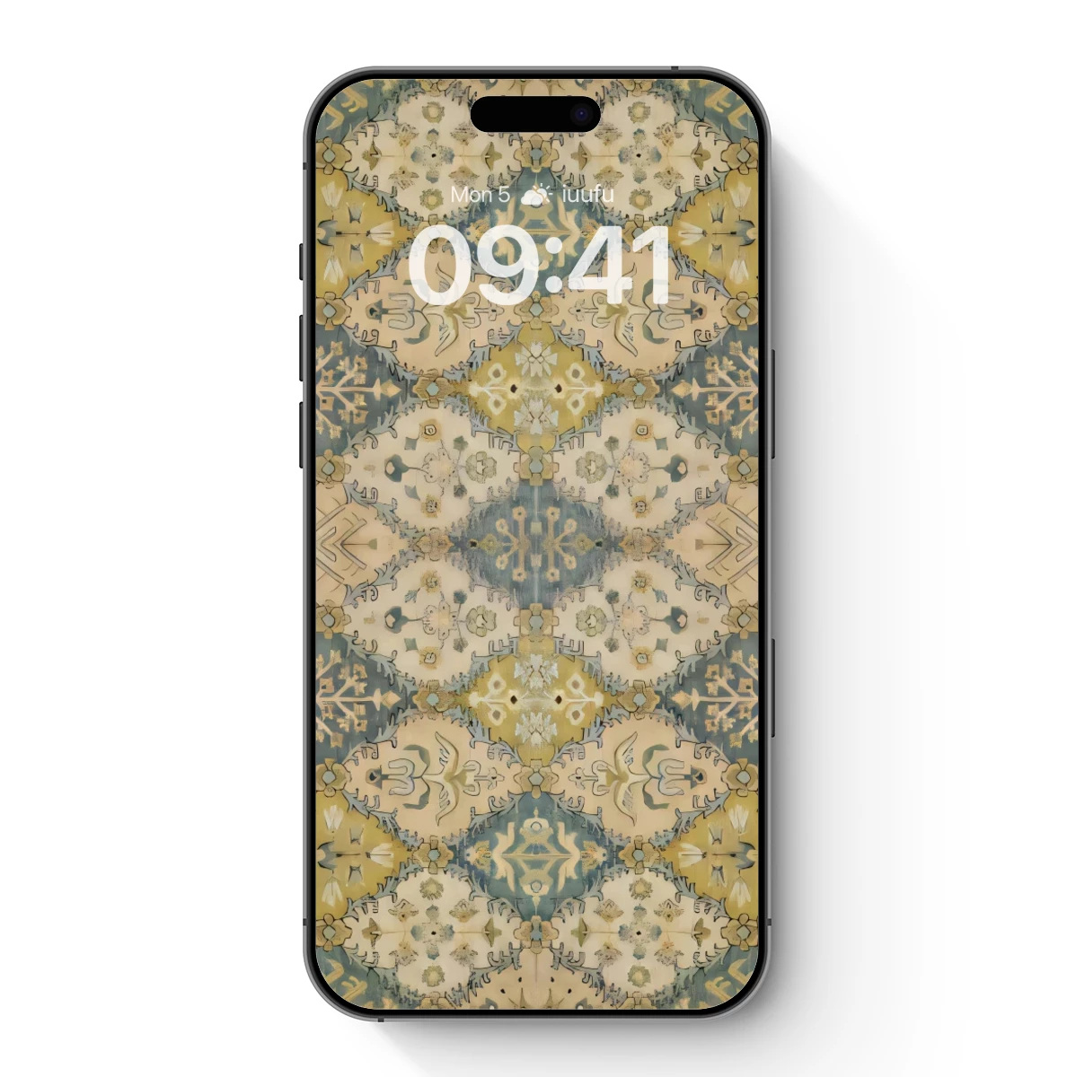 Diamond Lattice Elegance: Vintage Geometric Harmony