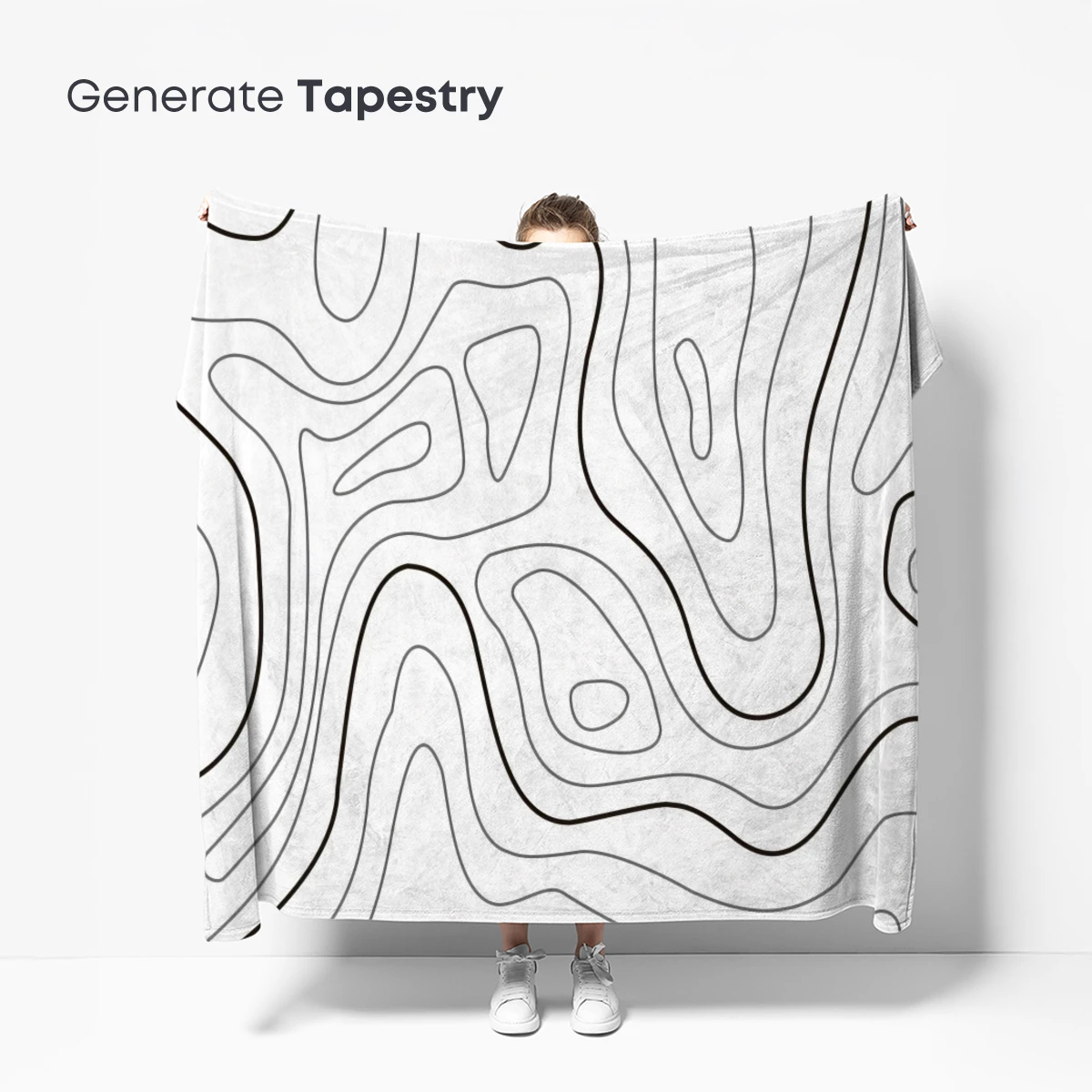 Contour Elegance: Abstract Topography Art - Image 5