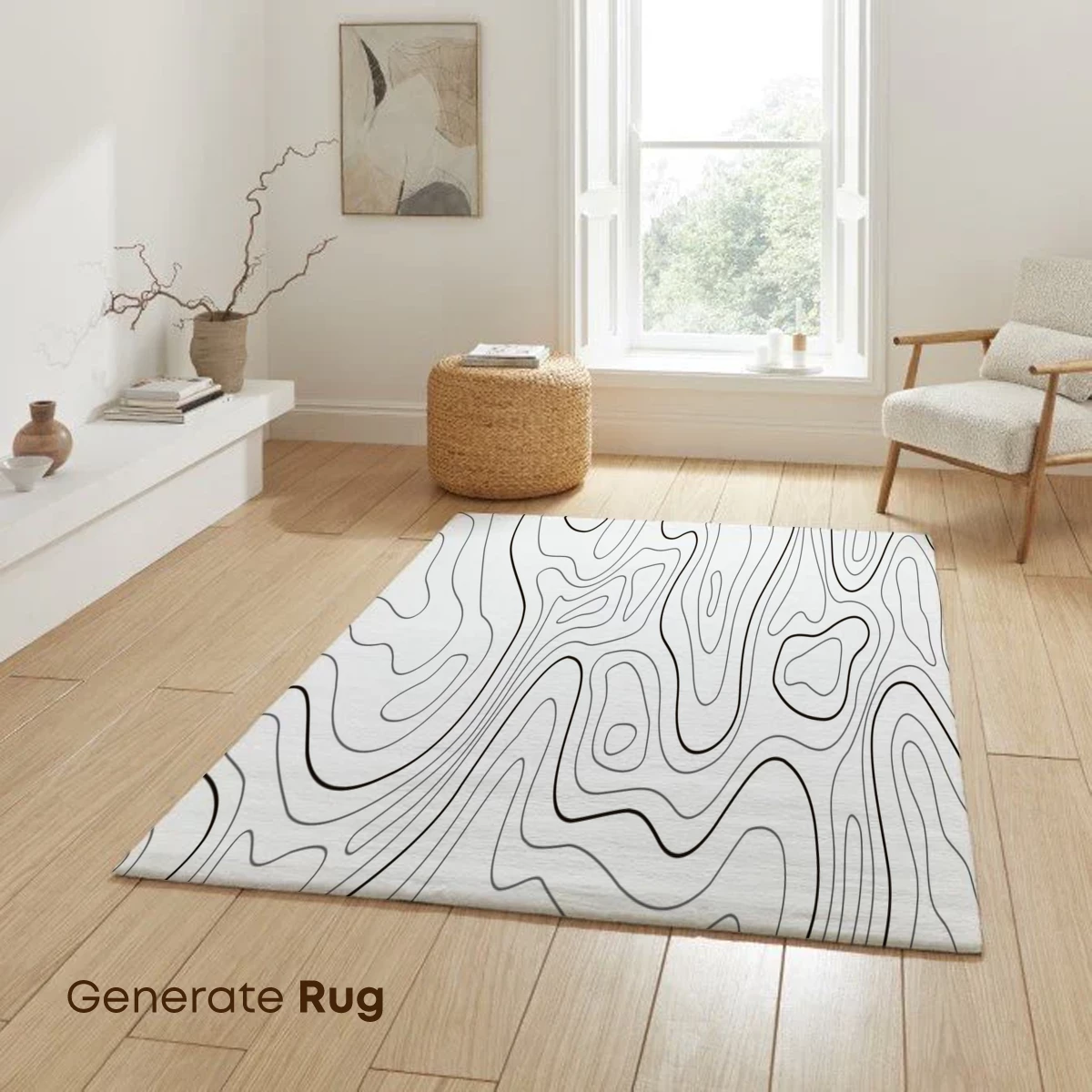 Contour Elegance: Abstract Topography Art - Image 6