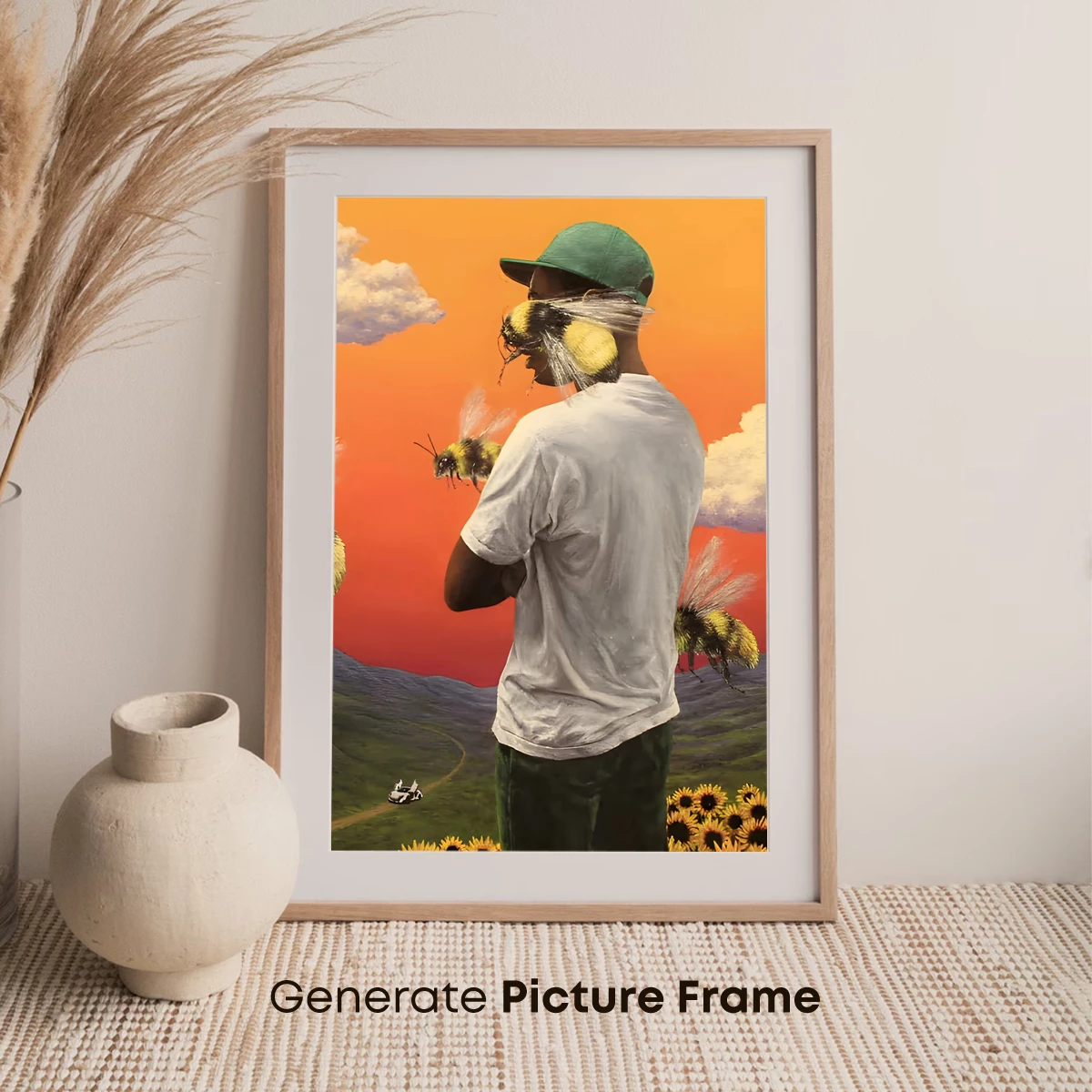 Beekeeper in Surreal Sunset: Harmony of Nature and Man - Image 7