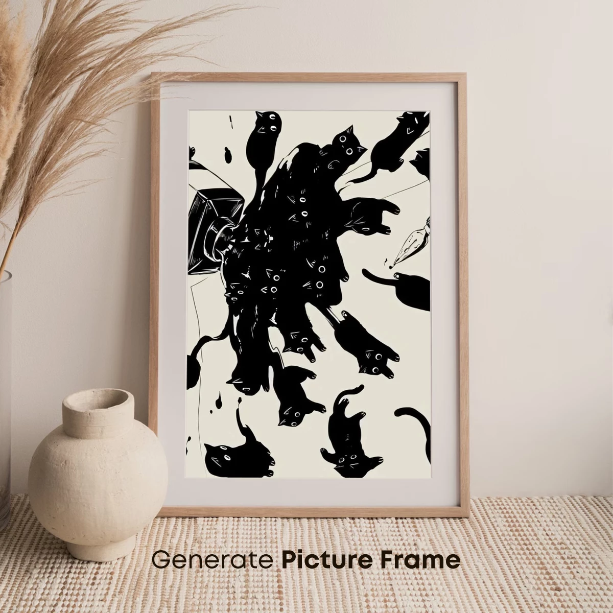 Ink-Splattered Cats: A Whimsical Artistic Chaos - Image 7