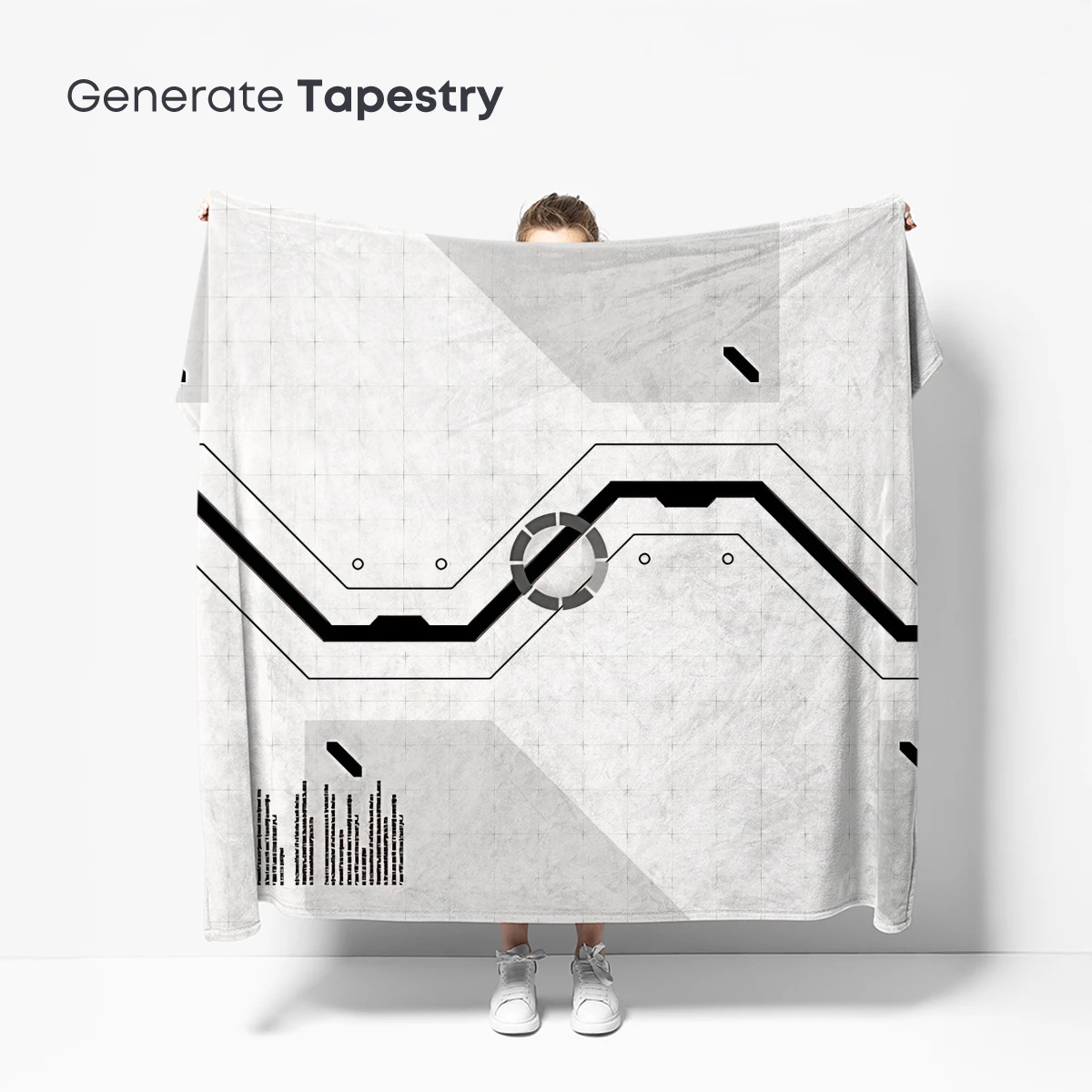 Geometric Tech Pulse: Digital Waveforms in Harmony - Image 5