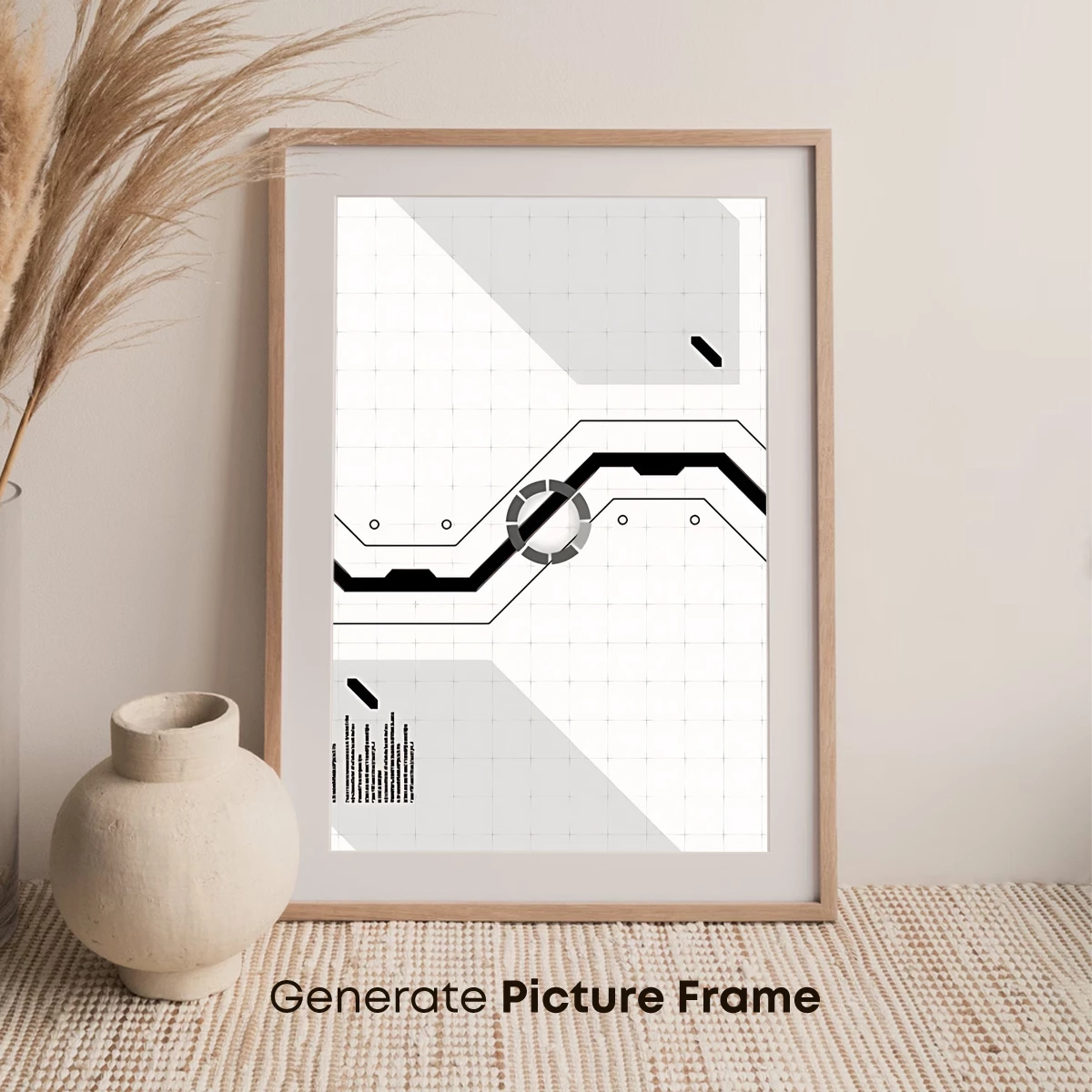 Geometric Tech Pulse: Digital Waveforms in Harmony - Image 7
