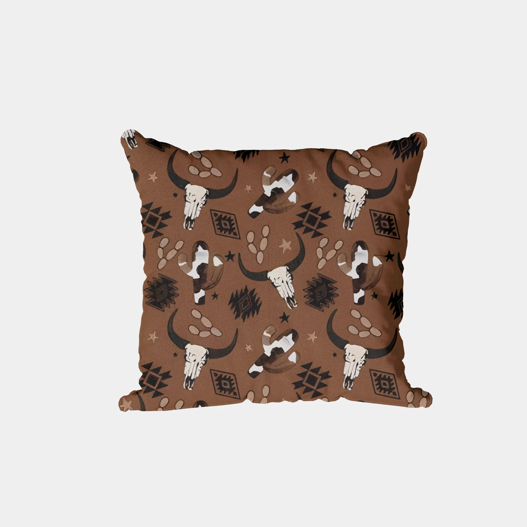 Southwestern Skulls Pattern Cushion