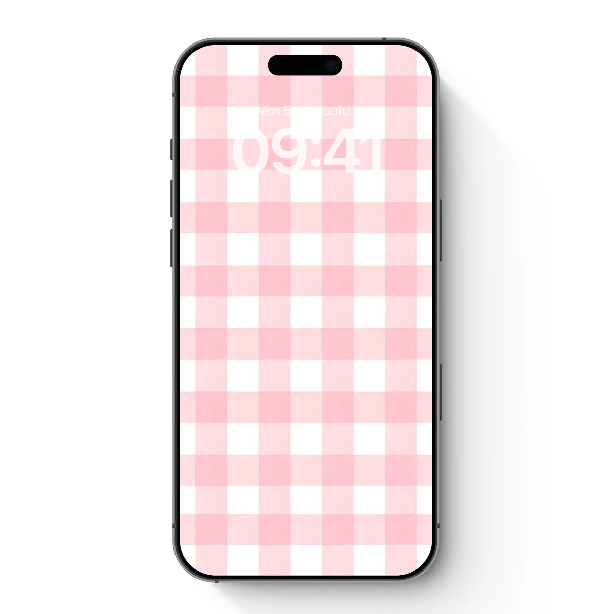 Blush Pink Gingham Grid: A Soft, Retro Pattern