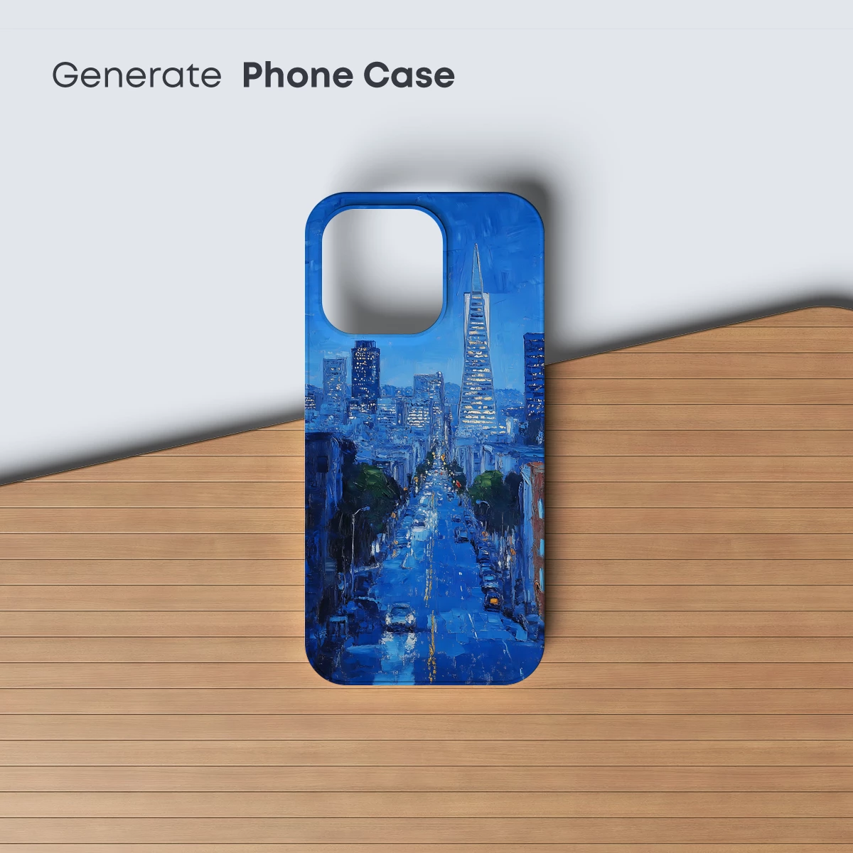 Blue Urban Symphony: Cityscape at Twilight - Image 3