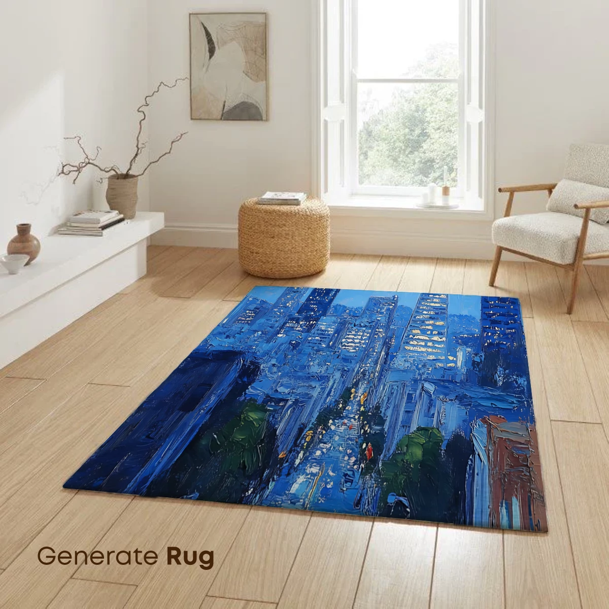 Blue Urban Symphony: Cityscape at Twilight - Image 6