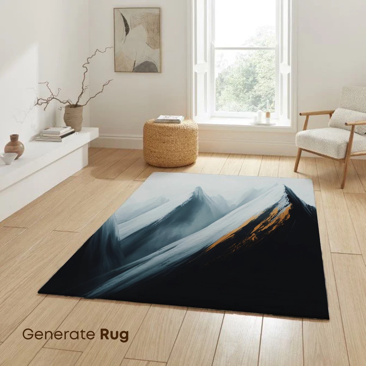 Eternal Snow Peaks: A Symphony of Light and Shadow - Image 6