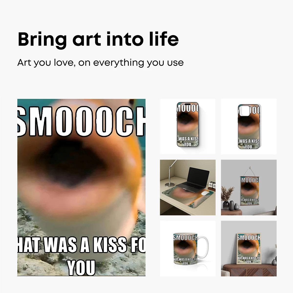 Kissing Fish: A Whimsical Underwater Smooch - Image 2