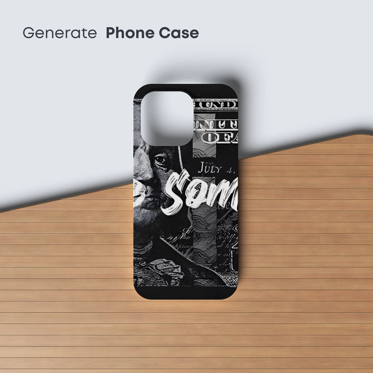 Bold Cash Art: 'Let's Make Some Money' Typography on $100 Bill - Image 3