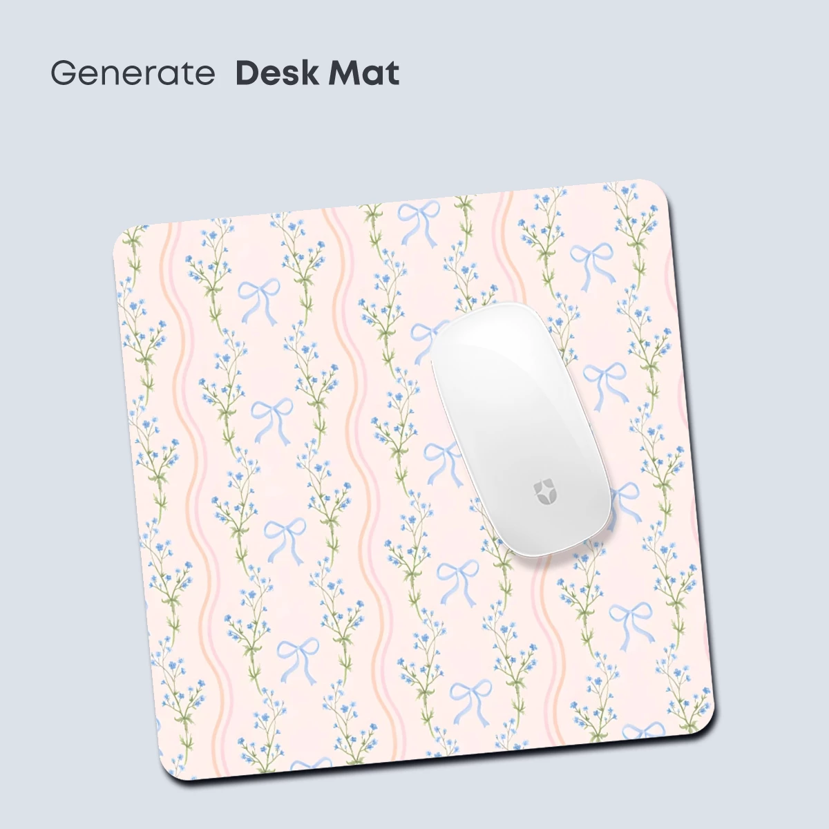 Elegant Floral Ribbons: Pastel Harmony - Image 4