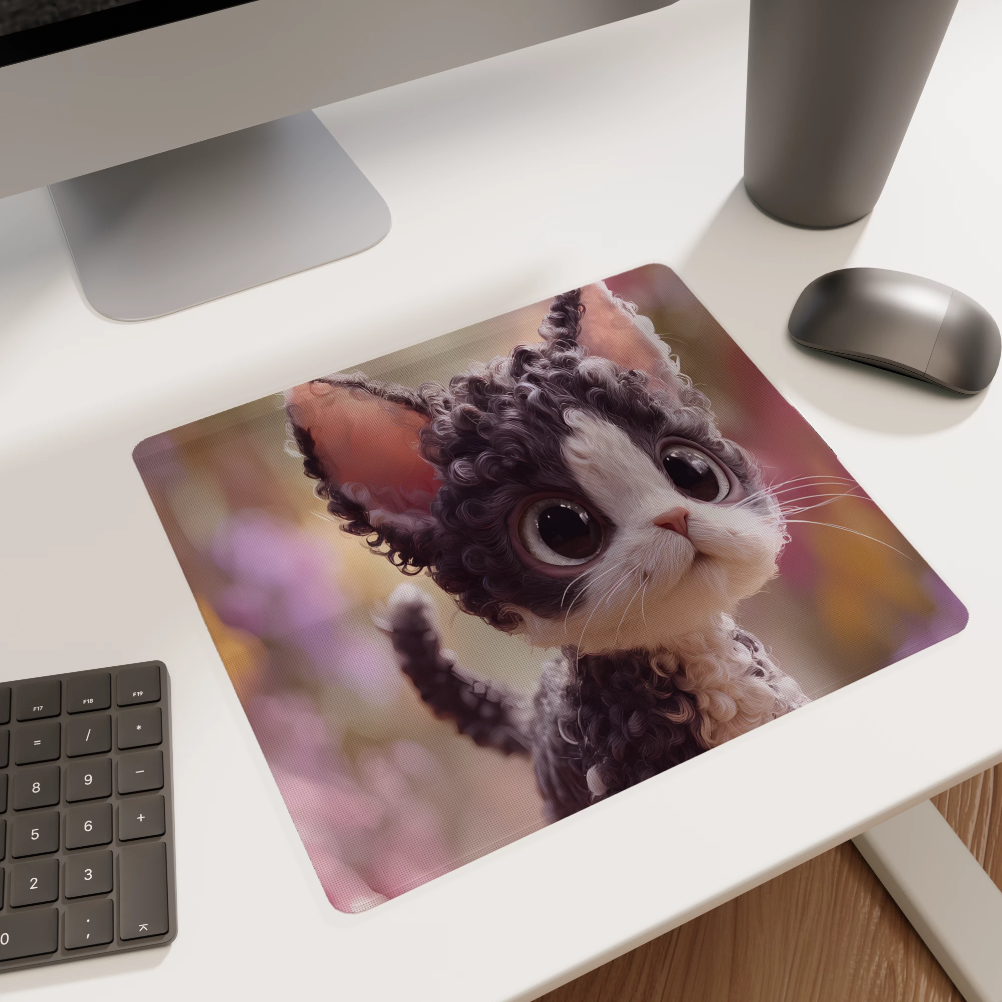 Curly Angel_German Glass mouse pad - Image 5