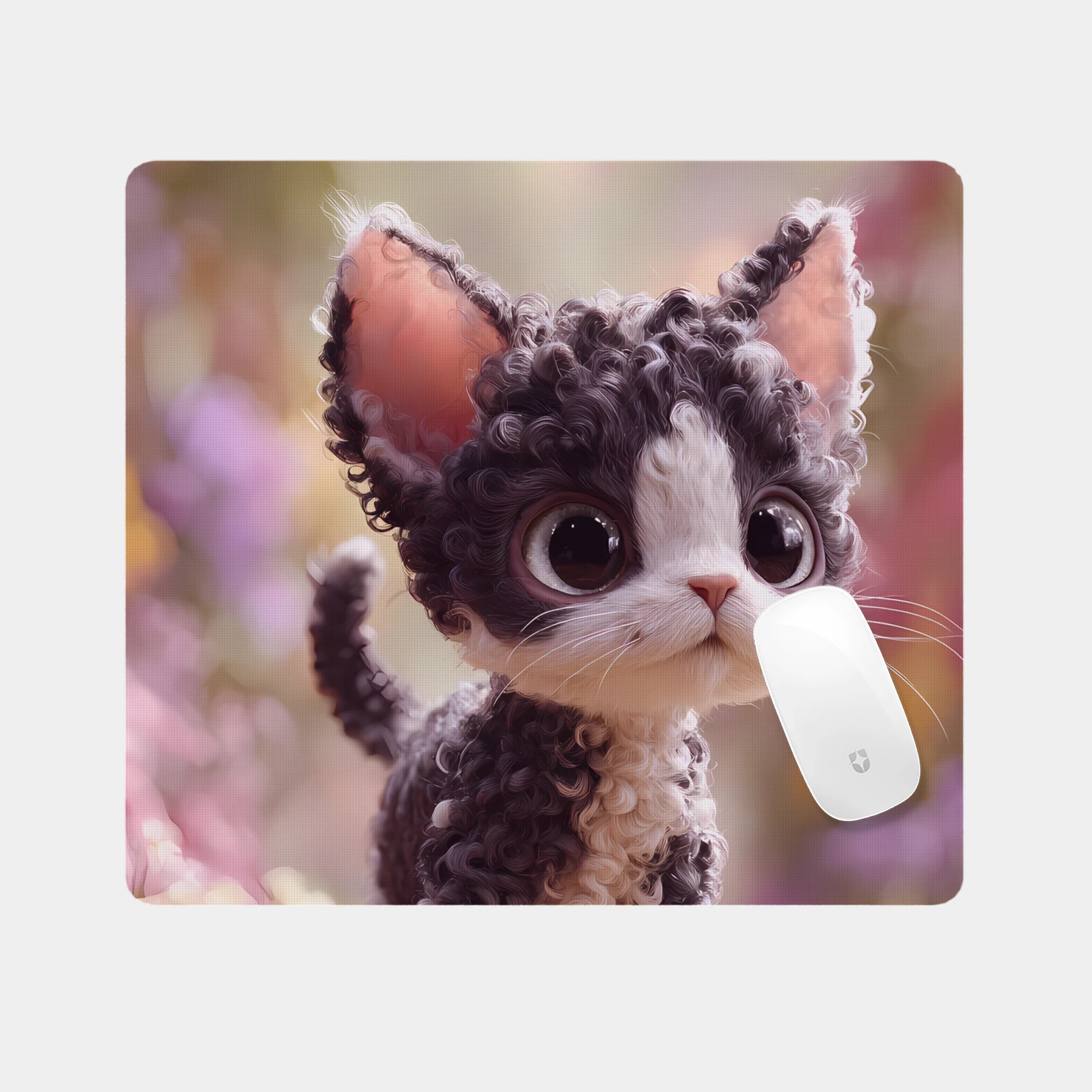 Curly Angel_German Glass mouse pad