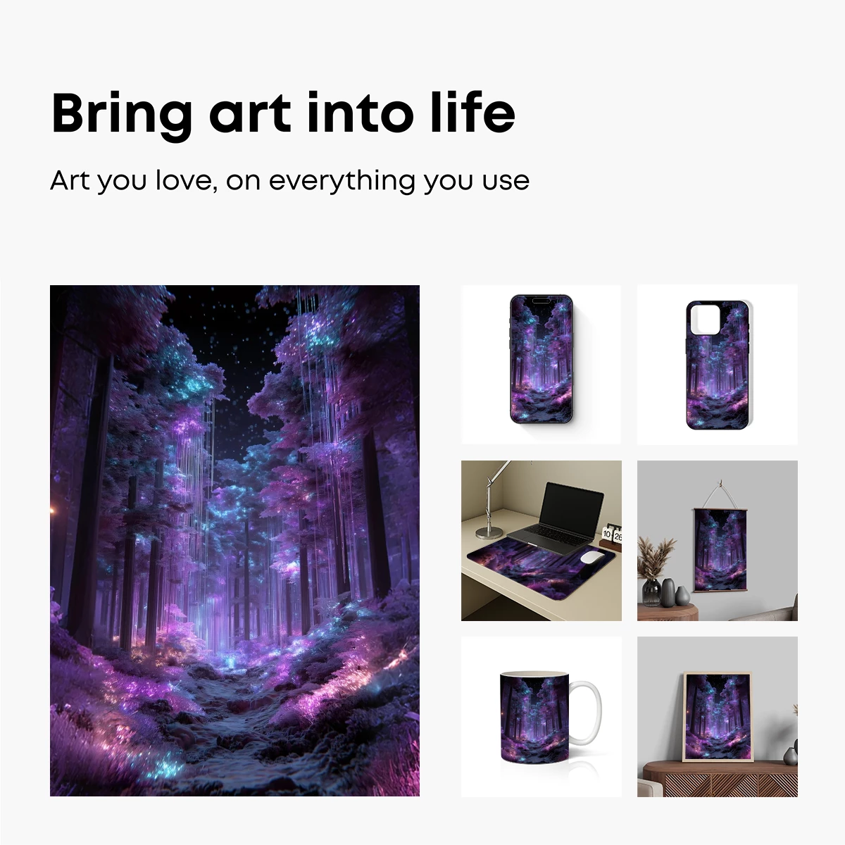 Enchanted Neon Forest Glow - Image 2