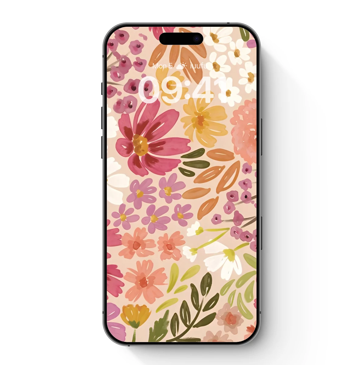Blossom Symphony: A Floral Tapestry in Pastel Harmony