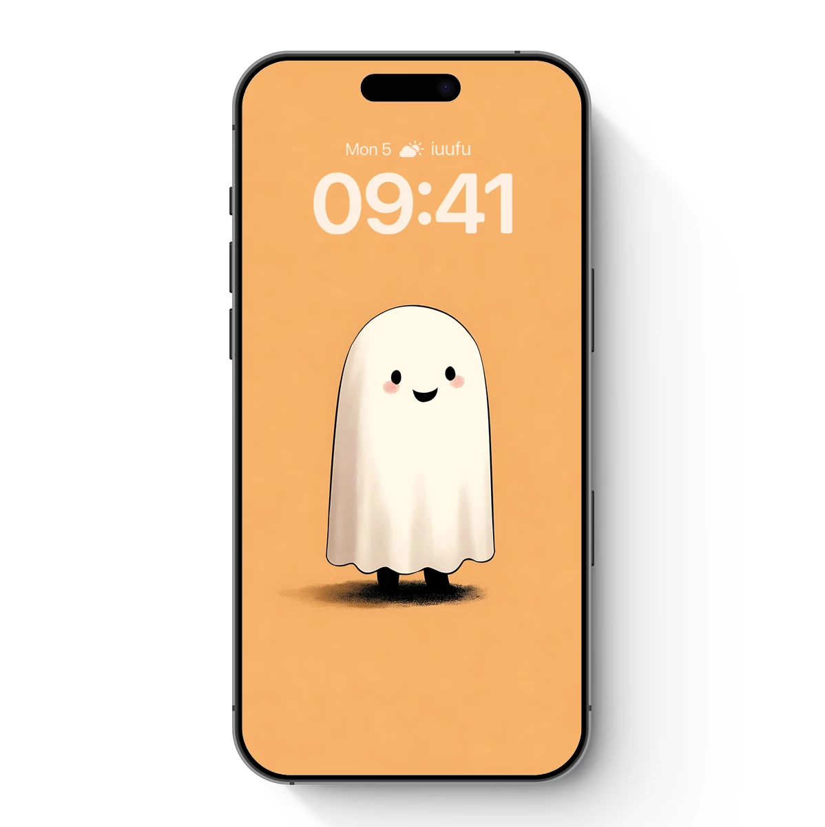 Charming Ghostly Smile: Kawaii Halloween Spirit Charming Ghostly Smile: Kawaii Halloween Spirit