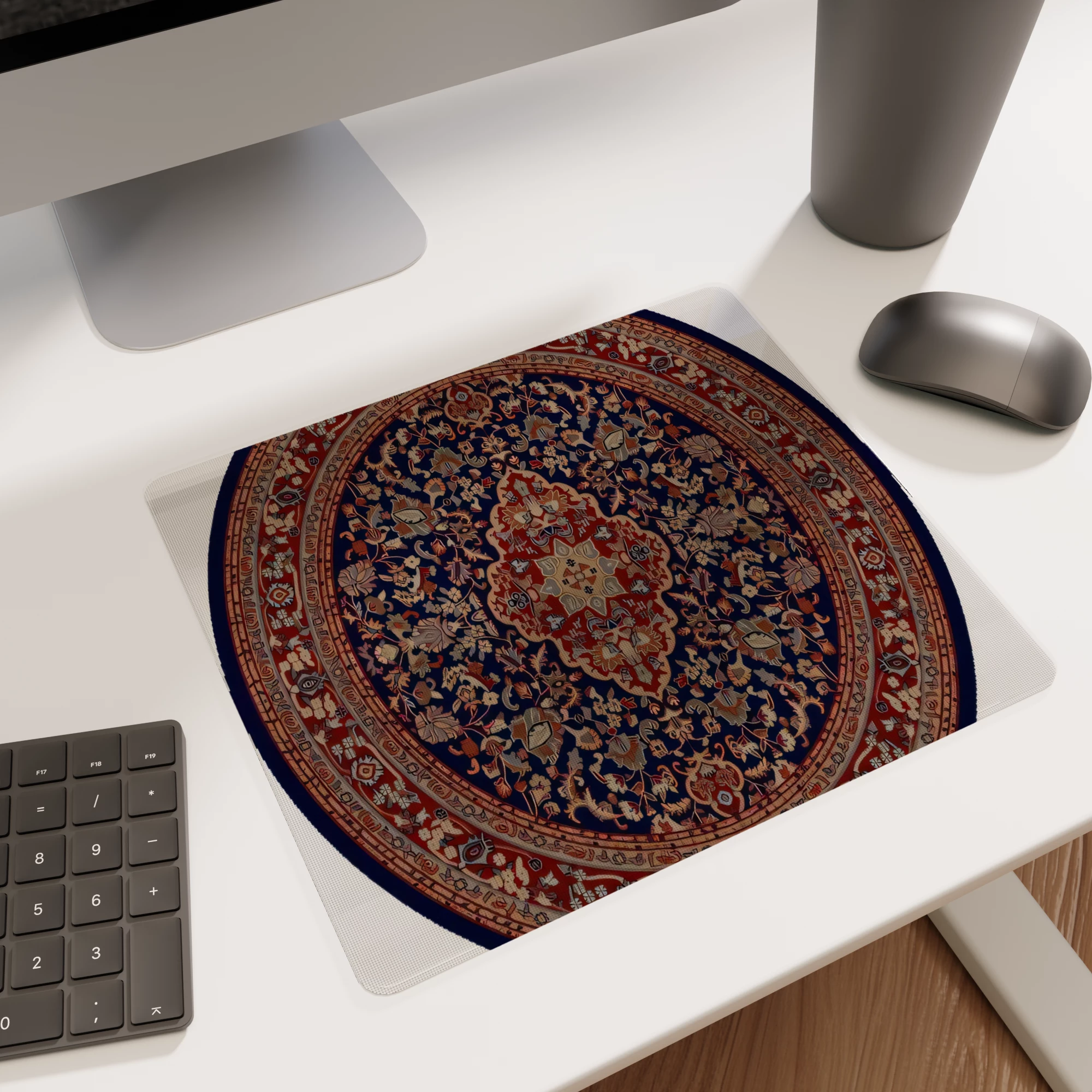 Persian Carpet Pattern Glass mouse pad - Image 5