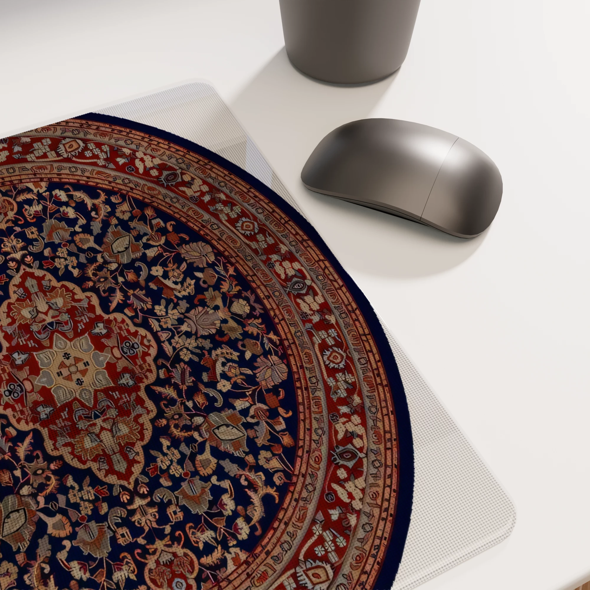 Persian Carpet Pattern Glass mouse pad - Image 3