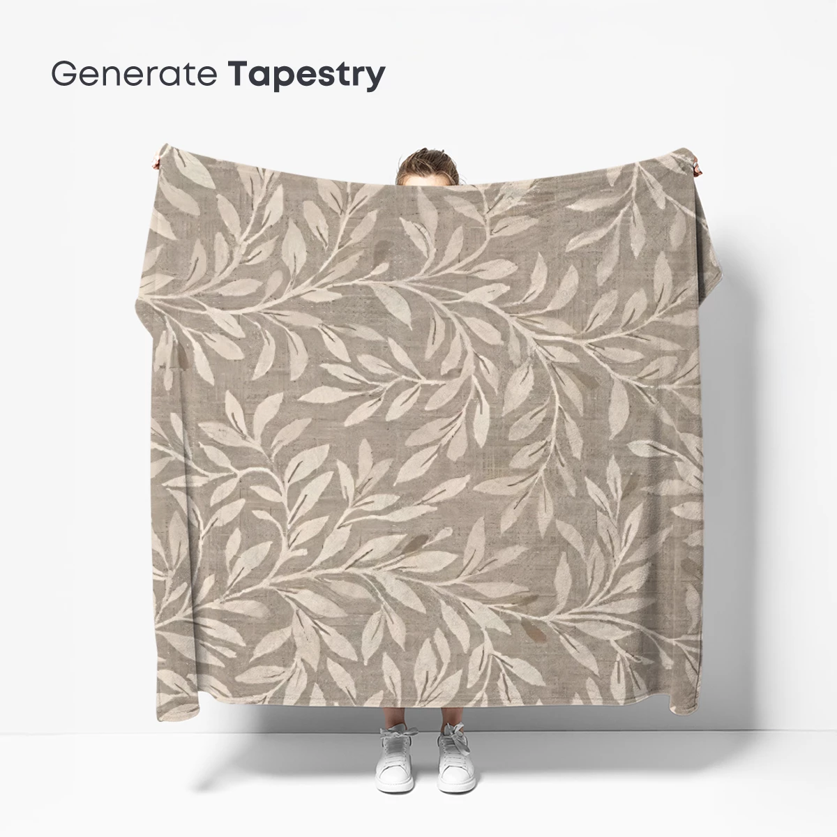 Elegant Olive Branches in Neutral Tones - Image 5