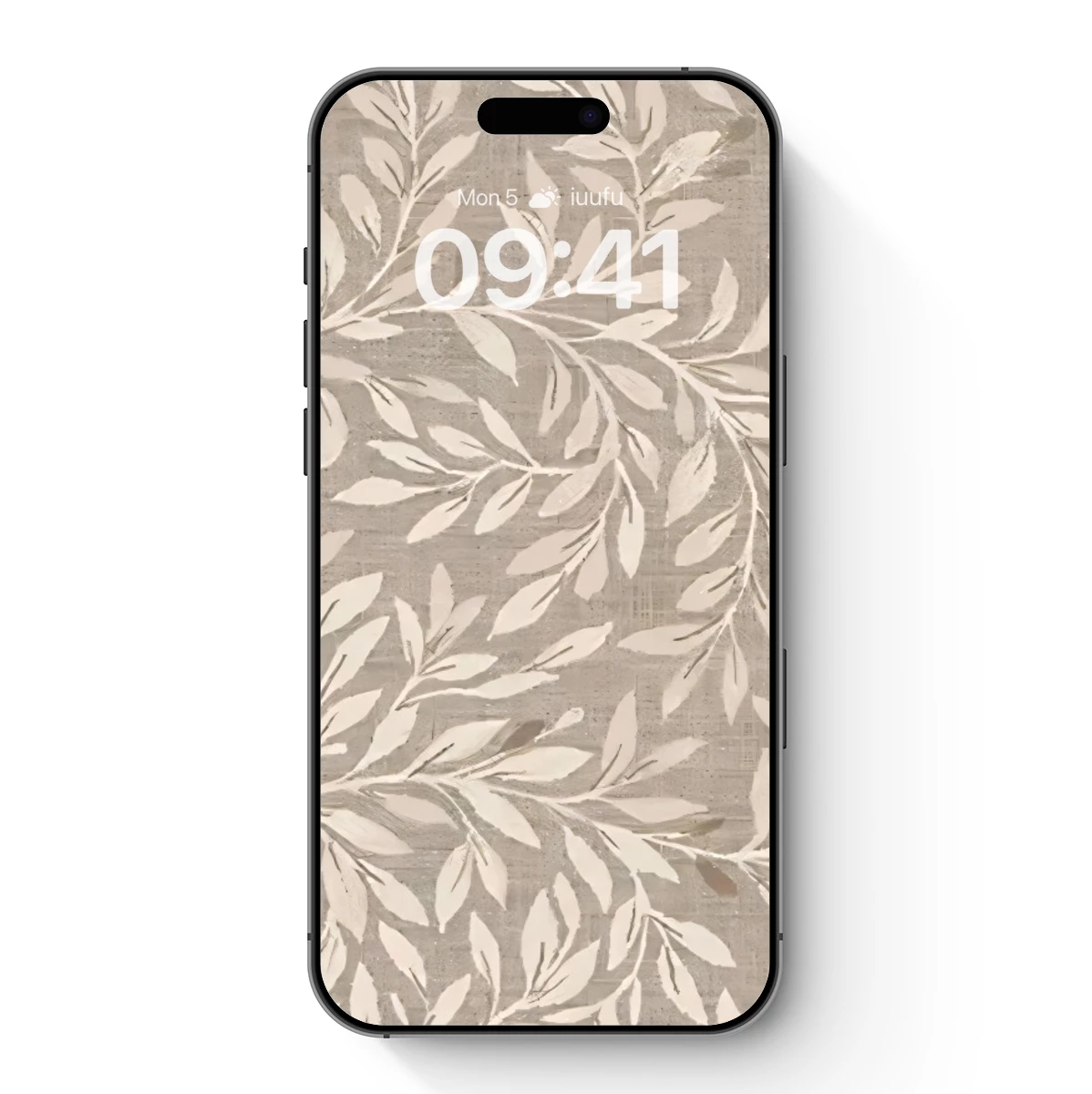 Elegant Olive Branches in Neutral Tones Elegant Olive Branches in Neutral Tones