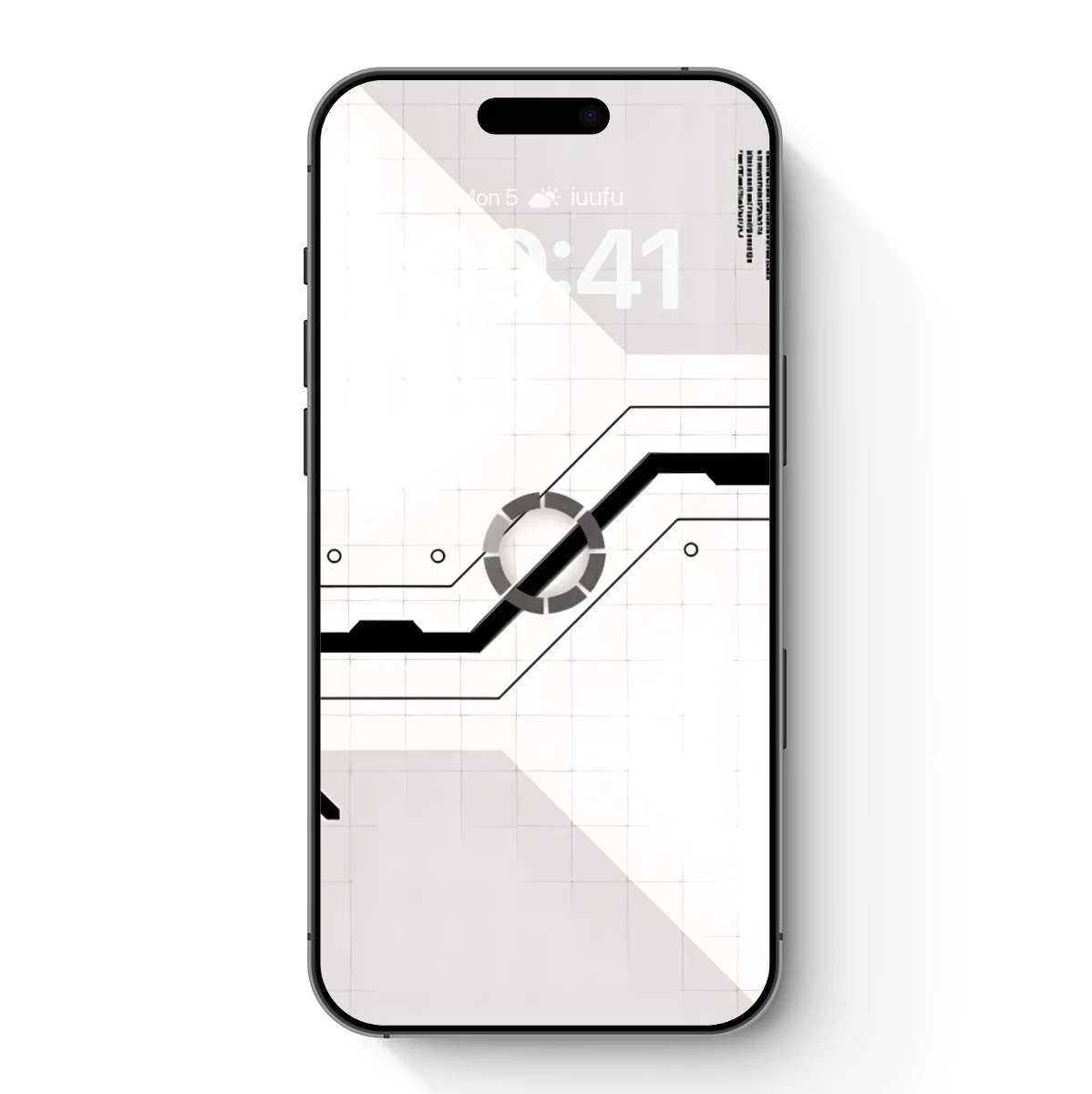 Digital Circuit Zen: Geometric Harmony in Tech Art