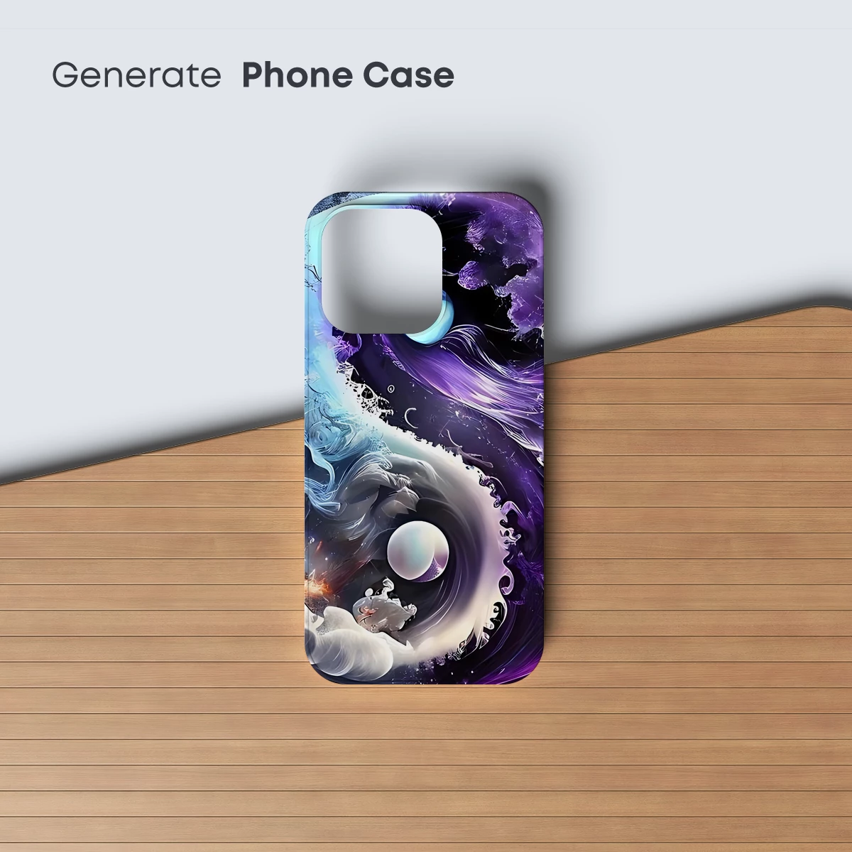 Cosmic Yin Yang: Harmony of Light and Shadow - Image 3