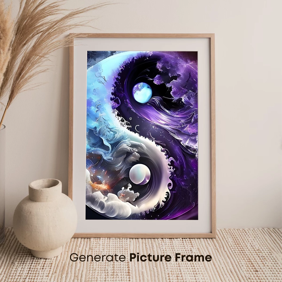 Cosmic Yin Yang: Harmony of Light and Shadow - Image 7