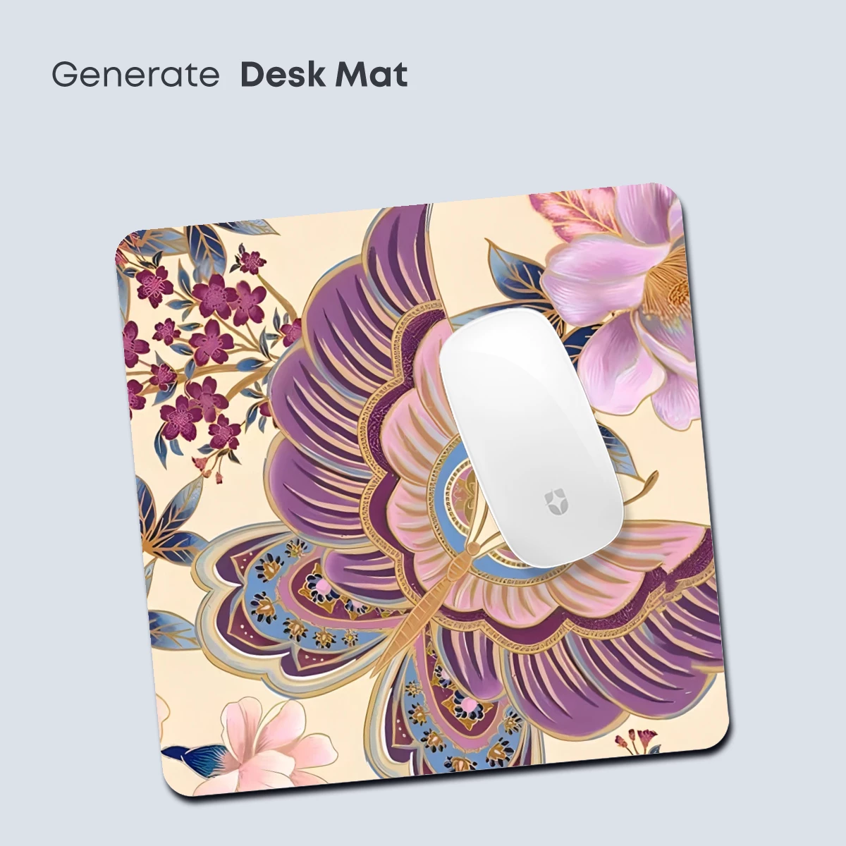 Elegant Peacock in Bloom: A Floral Fantasy - Image 4