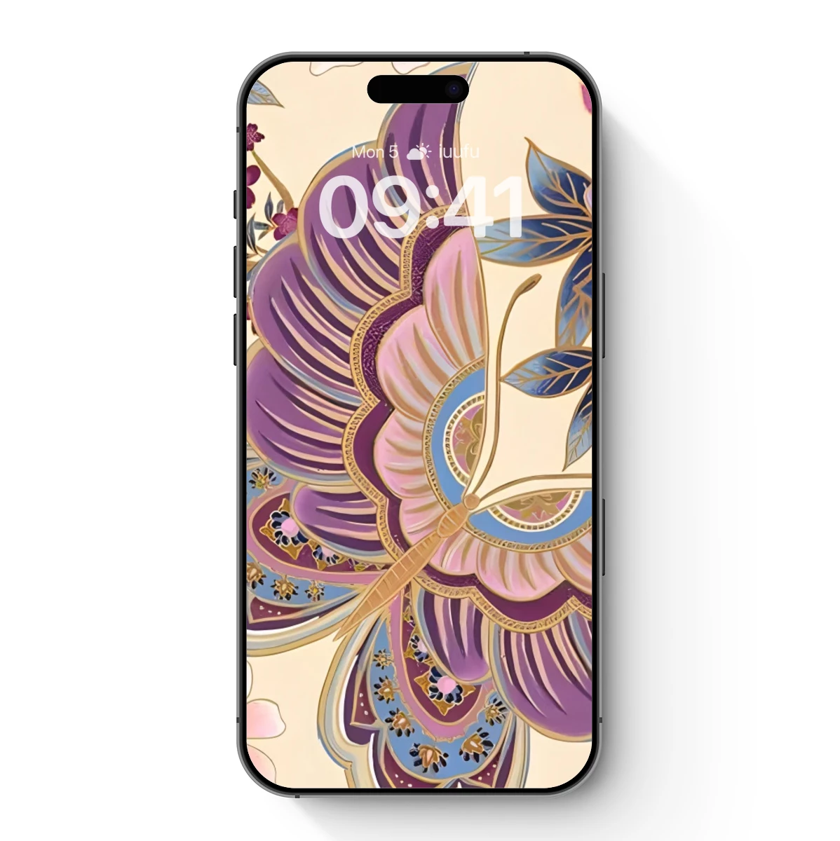 Elegant Peacock in Bloom: A Floral Fantasy