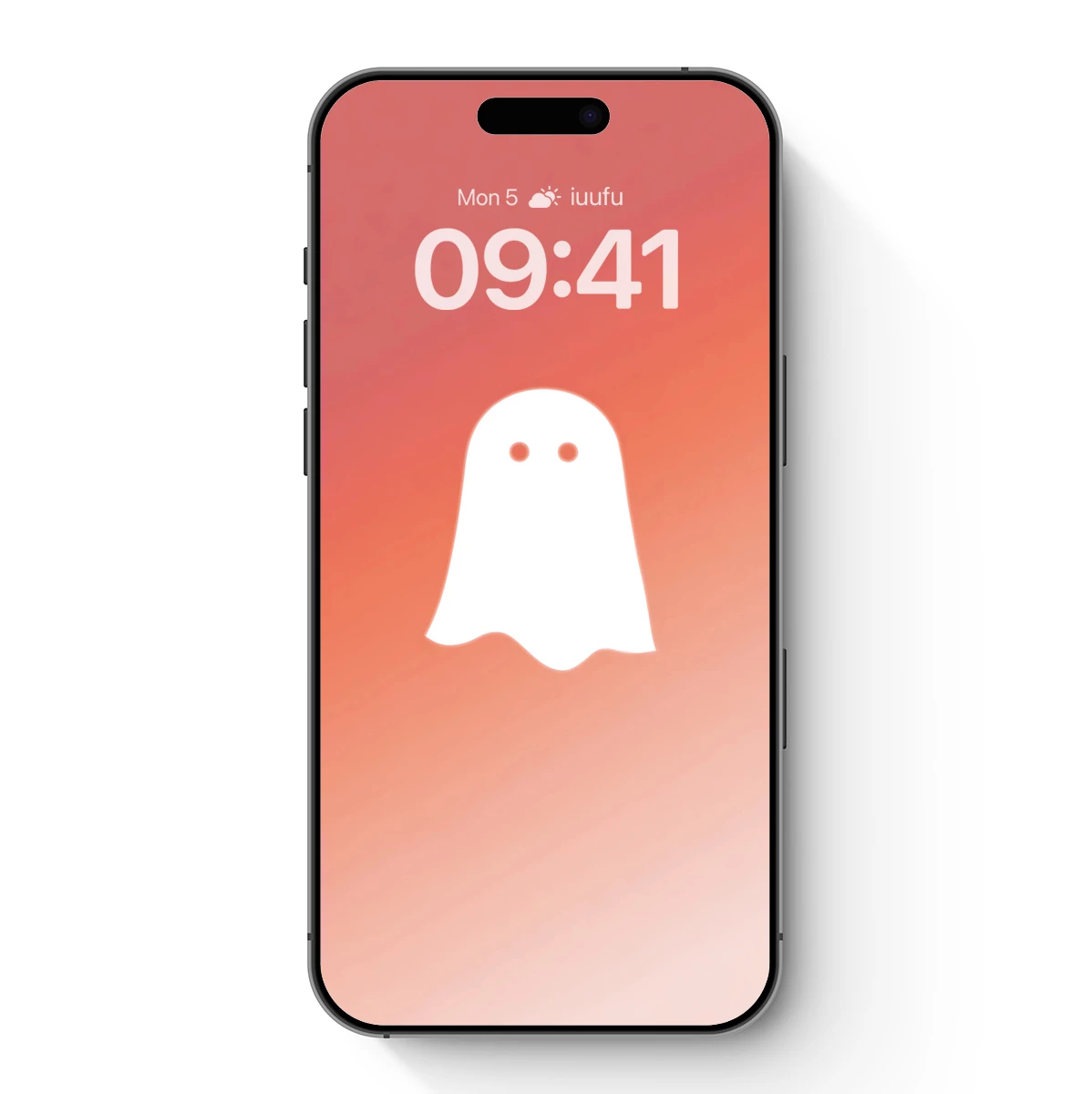 Ethereal Ghost in Sunset Hues