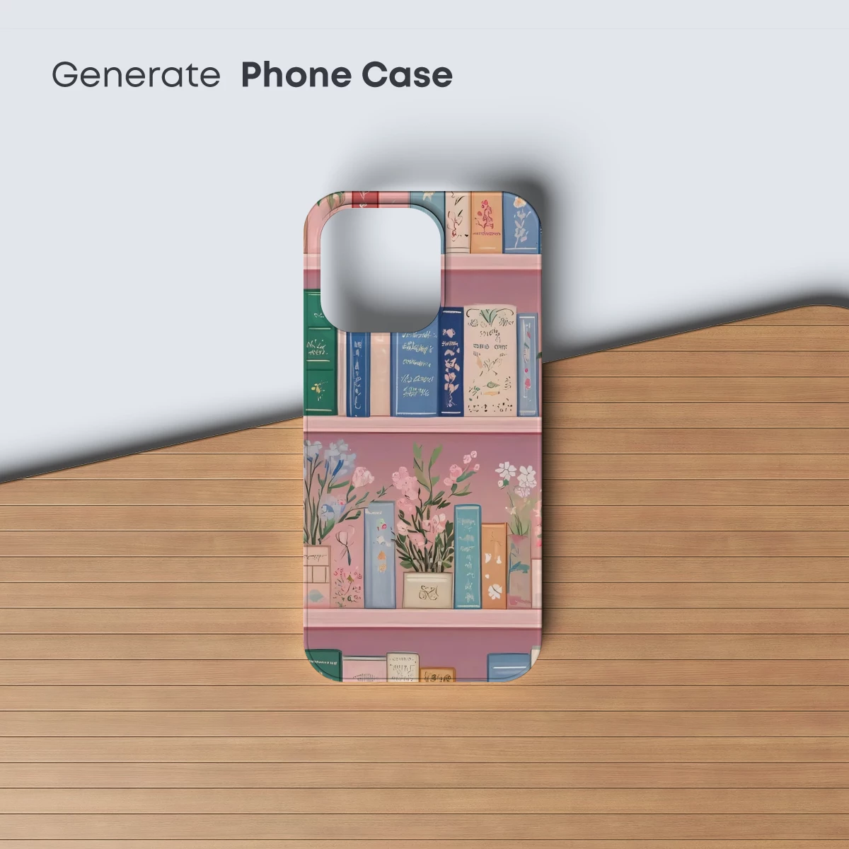 Charming Floral Library: A Whimsical Bookshelf Bouquet - Image 3