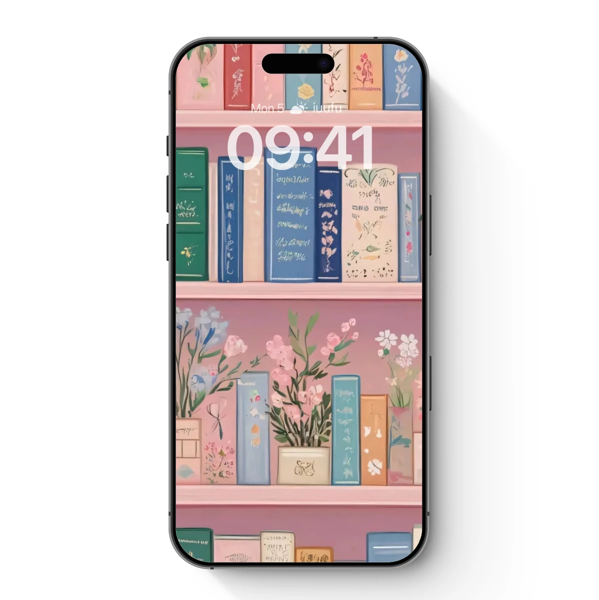 Charming Floral Library: A Whimsical Bookshelf Bouquet