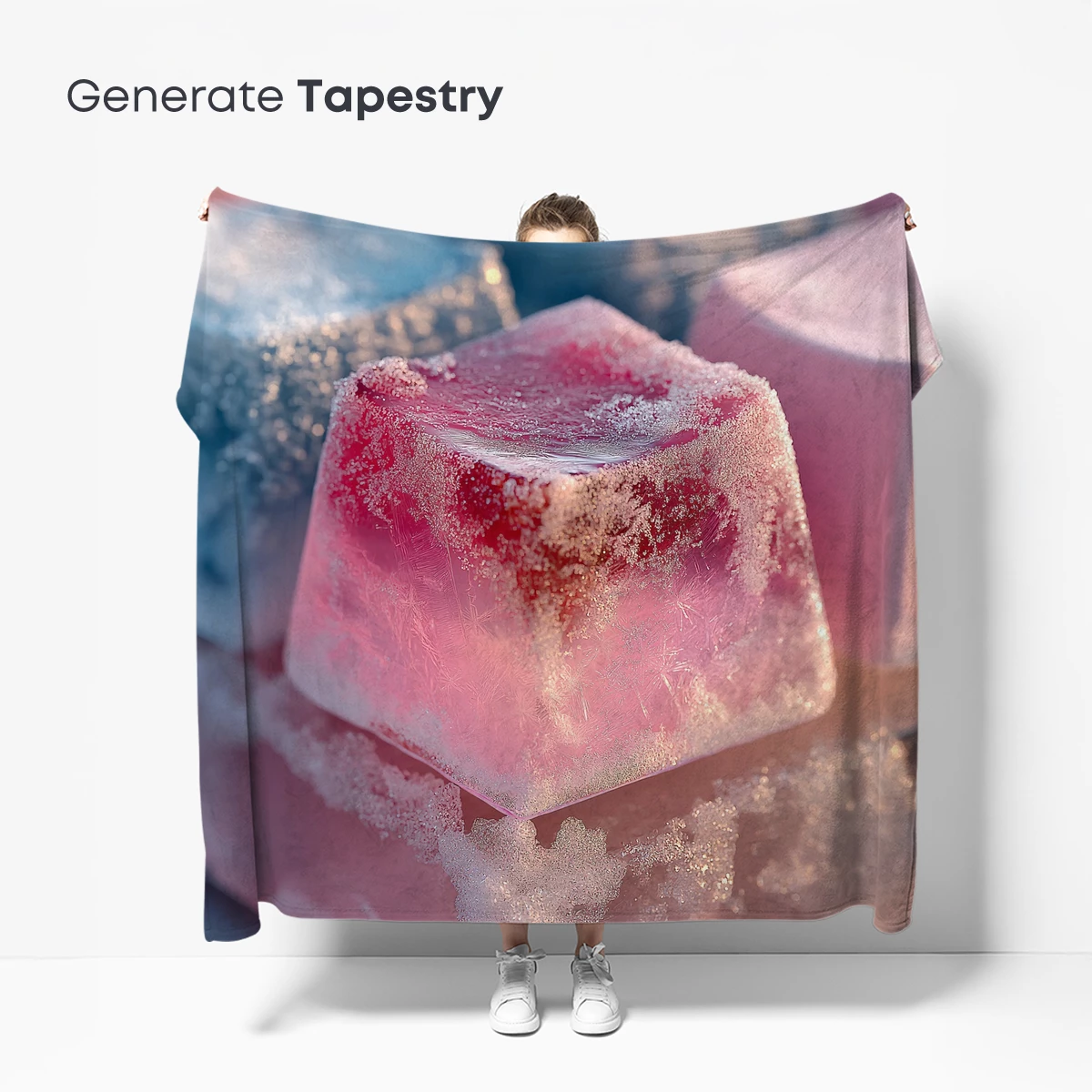 Frosted Cubes: A Symphony in Ice and Color - Image 5