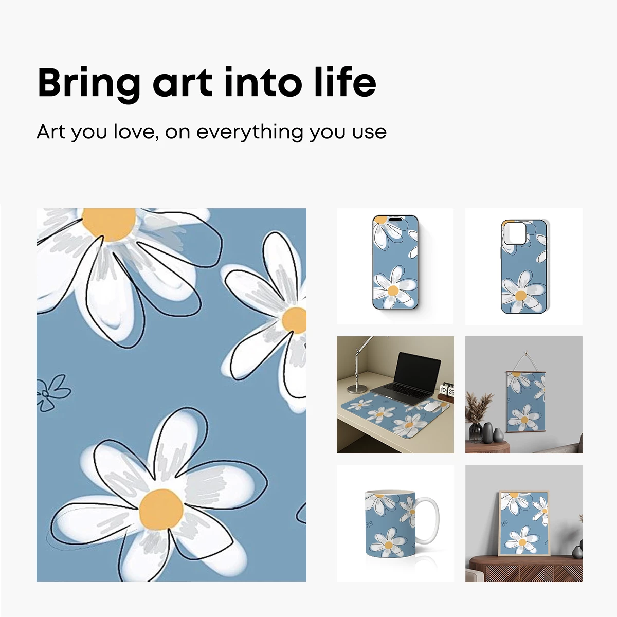 Daisy Delight: Whimsical Floral Artistry - Image 2