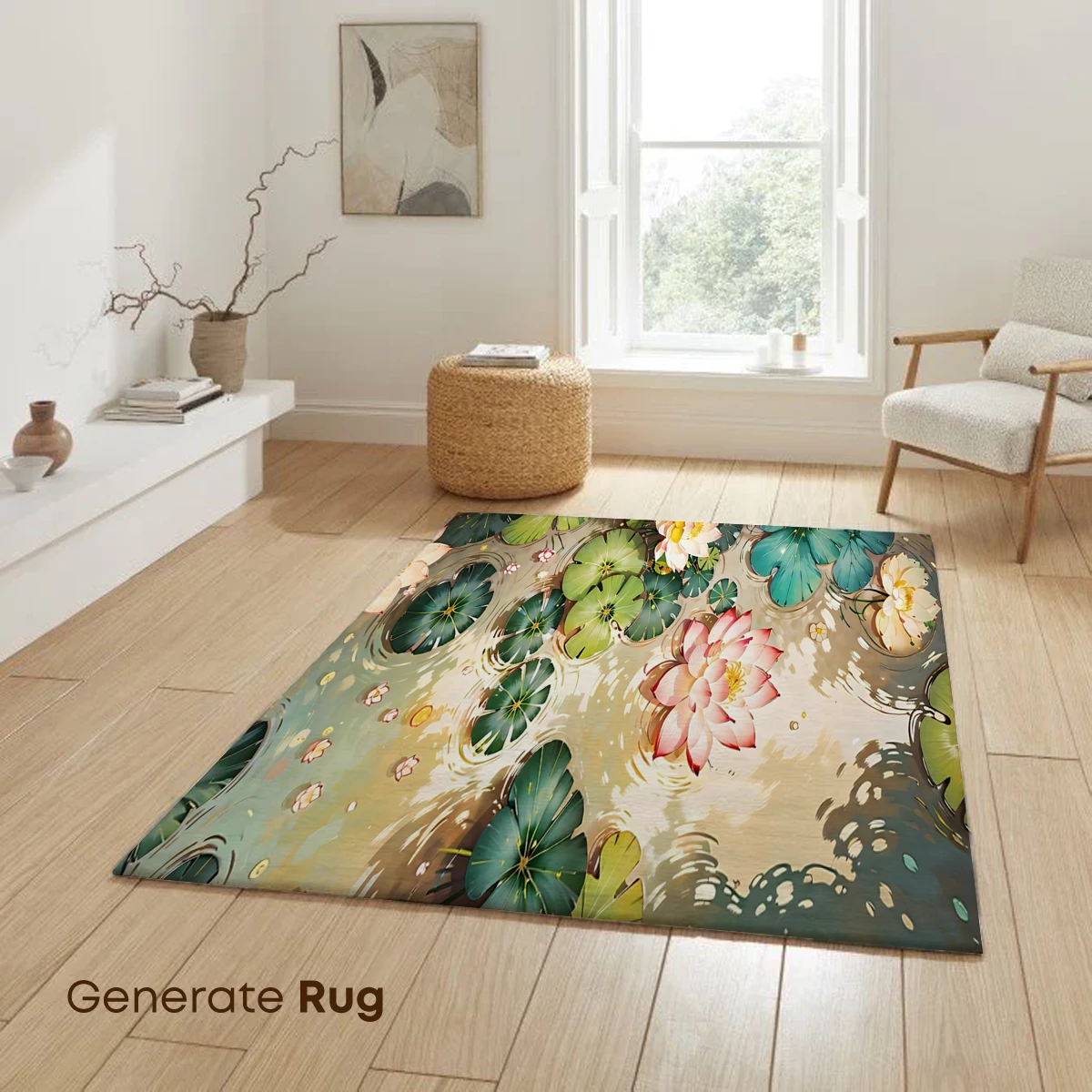 Enchanted Lotus Pond: A Serene Waterlily Symphony - Image 6