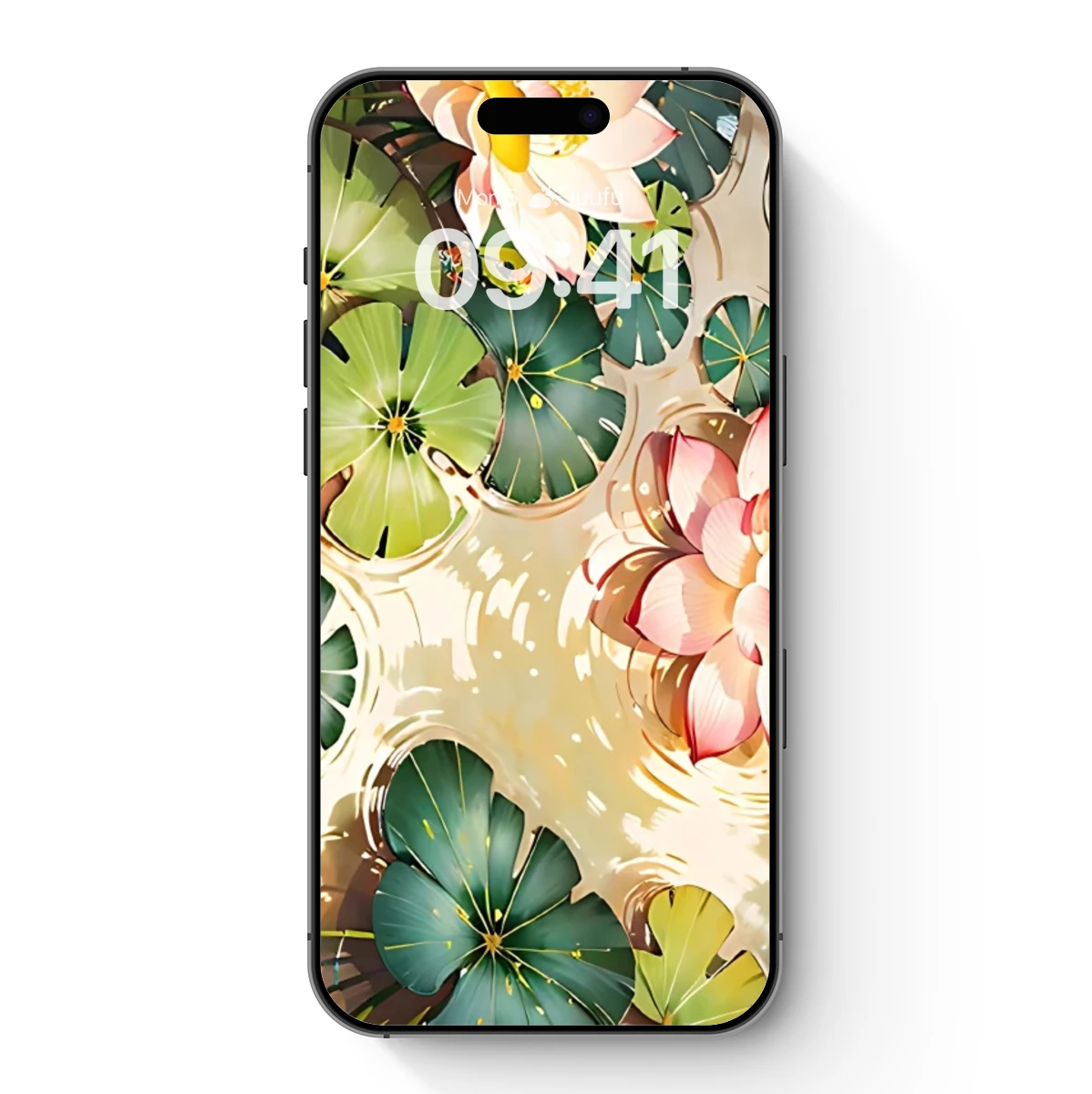 Enchanted Lotus Pond: A Serene Waterlily Symphony